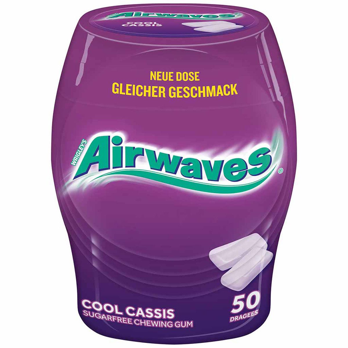 Airwaves Süßigkeit, Airwaves Cool Cassis zuckerfreie Dragees in der Dose 50 Stück