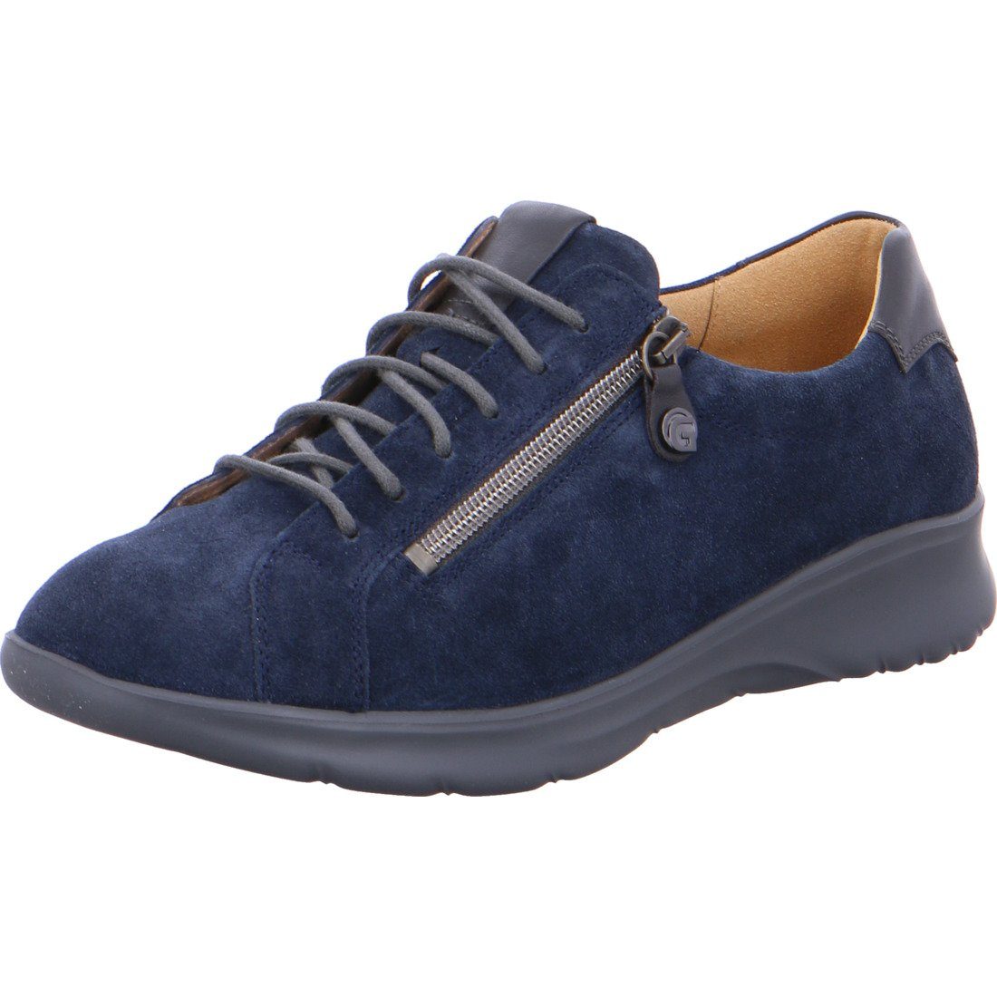 Ganter Ganter Schuhe, Schnürschuh Ina - Leder Damen Schnürschuh blau 043510 | Schnürschuhe