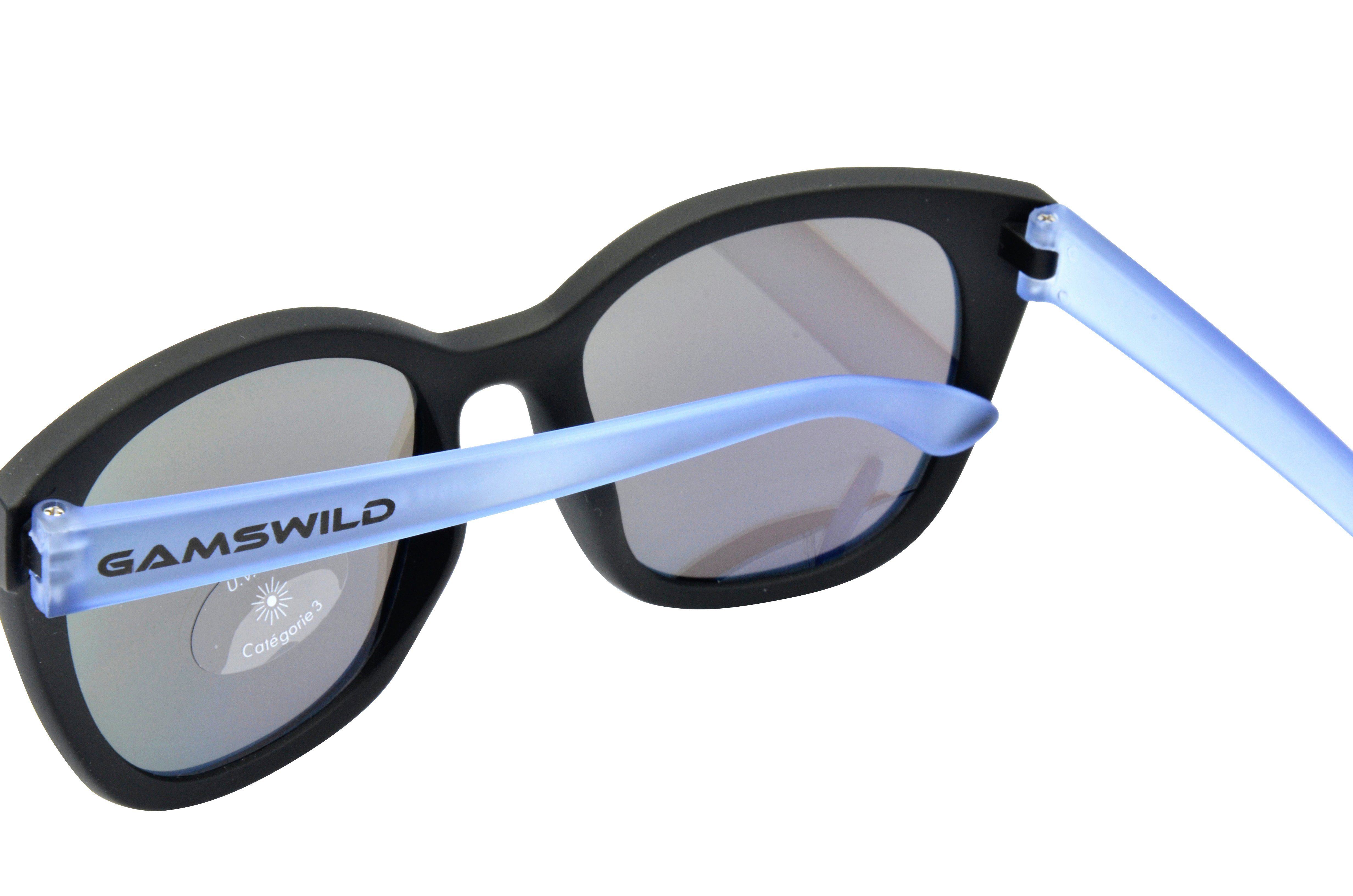 GAMSKIDS grau Rahmen Damen Kinderbrille Unisex, WJ7517 pink, Jugendbrille Mädchen Sonnenbrille Jahre Gamswild halbtransparenter kids 8-18 blau,