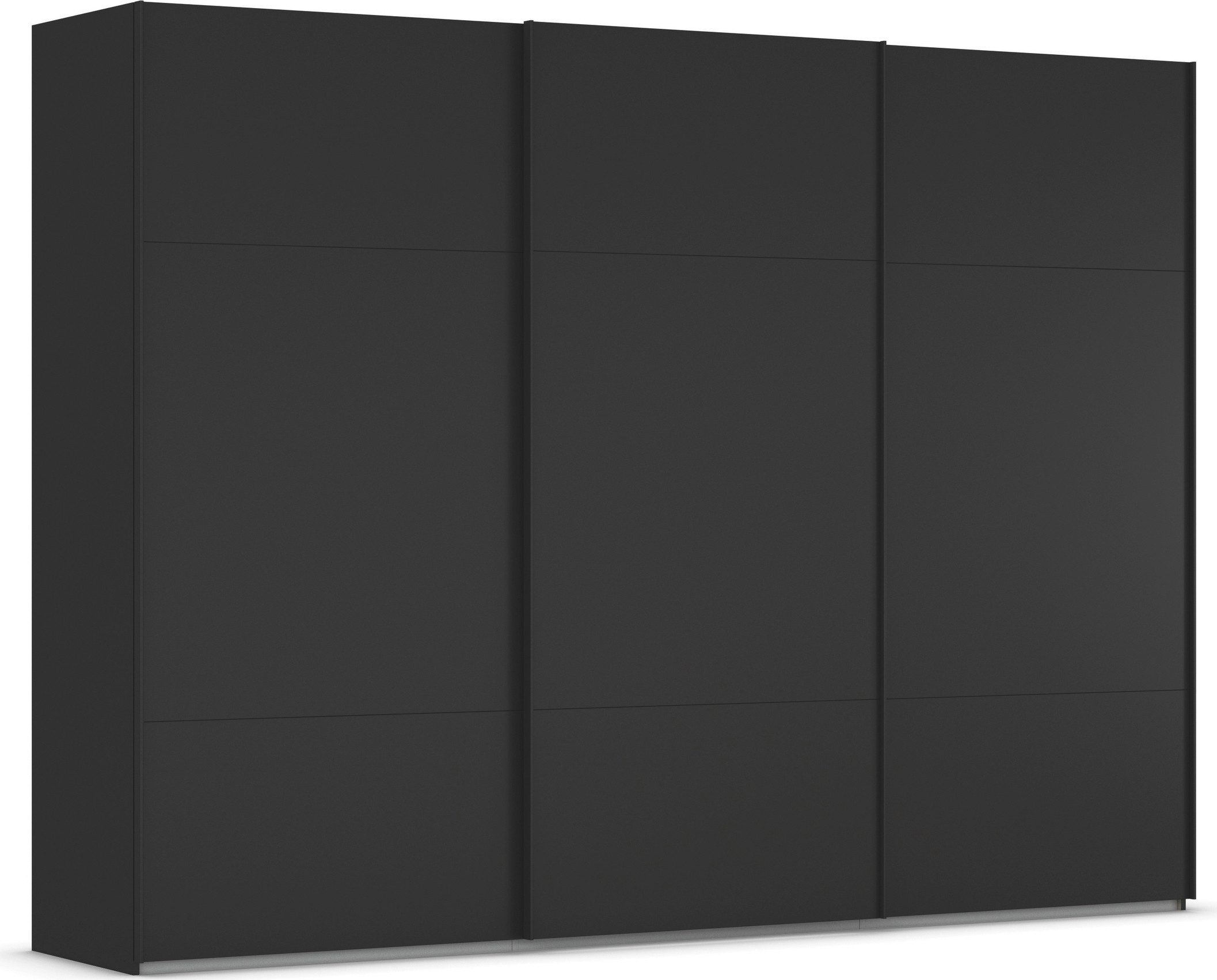 rauch Schwebetürenschrank Kleiderschrank Schrank Garderobe Schlafzimmerschrank CONTIDO (3 verschiedene Ausstattungen BASIC/CLASSIC/PREMIUM) aus hochwertigem Material in 6 Breiten 2 Griff-Farben MADE IN GERMANY