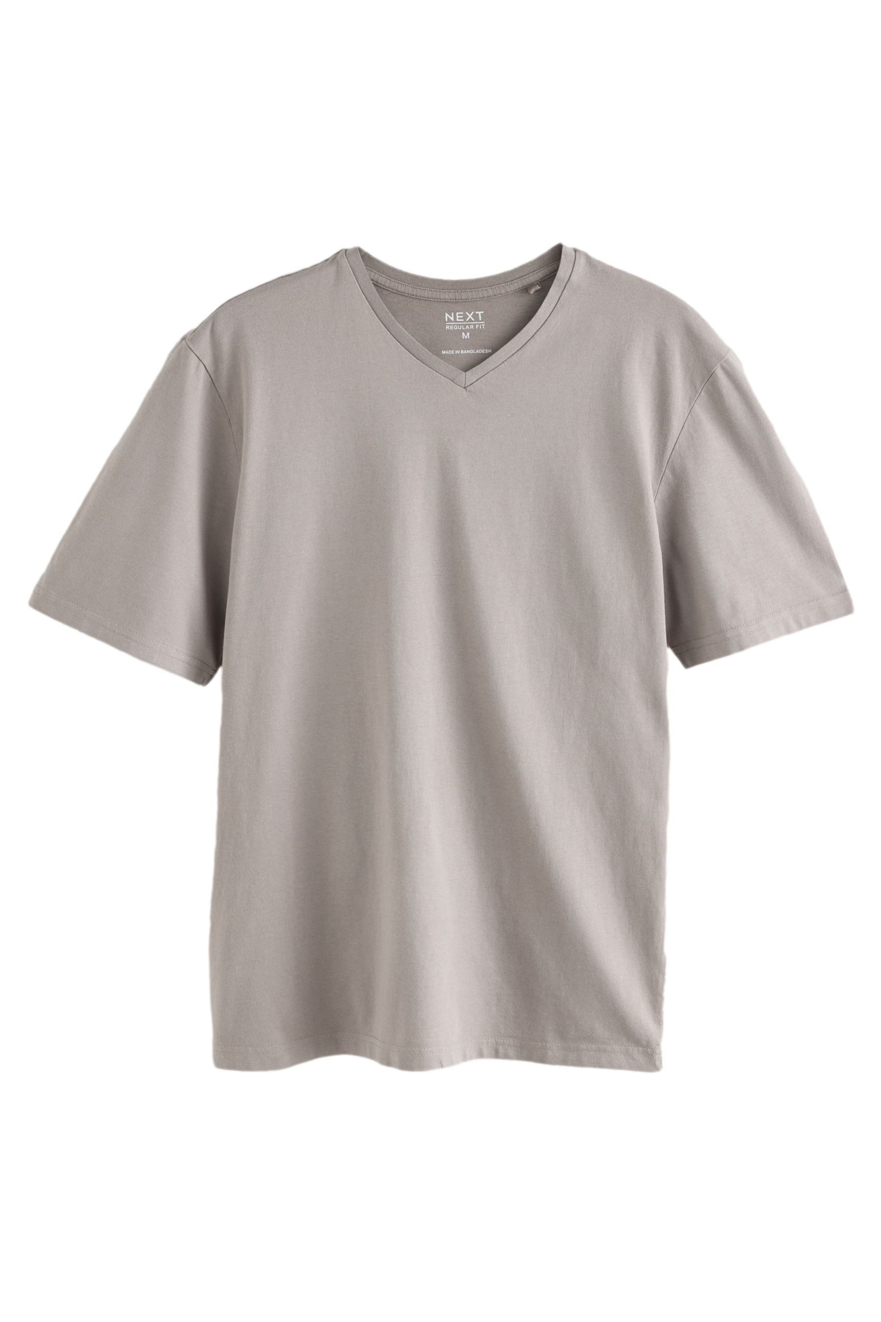 Next T-Shirt Essential T-Shirt mit V-Ausschnitt aus Baumwolle (1-tlg)