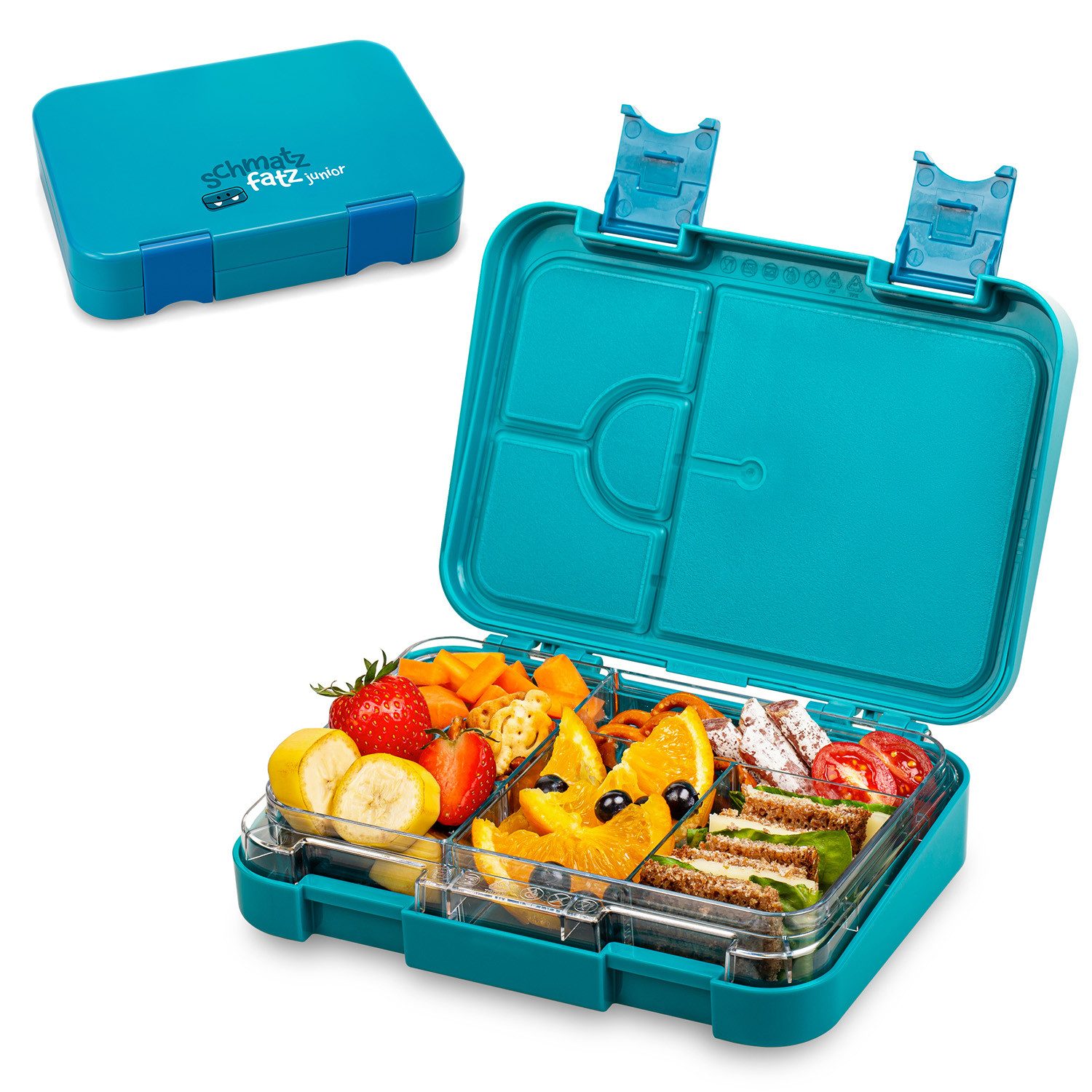 Frischhaltedose schmatzfatz junior Lunchbox mit Fächern