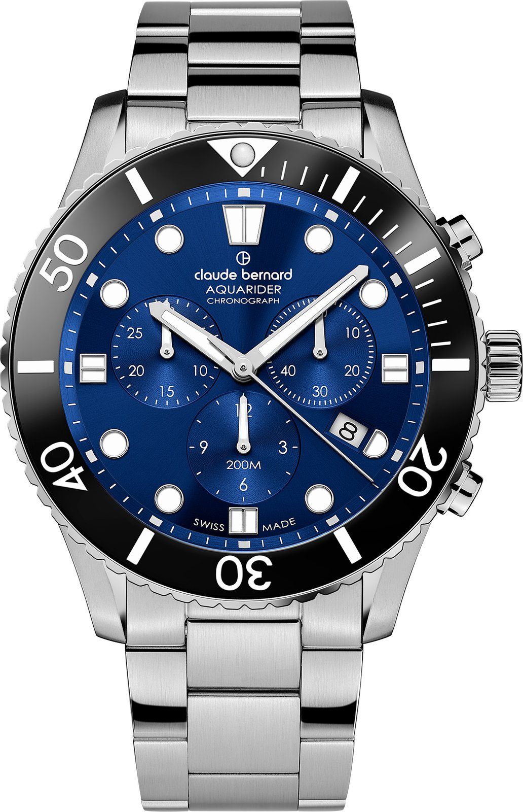 CLAUDE BERNARD Schweizer Uhr Aquarider Chronograph