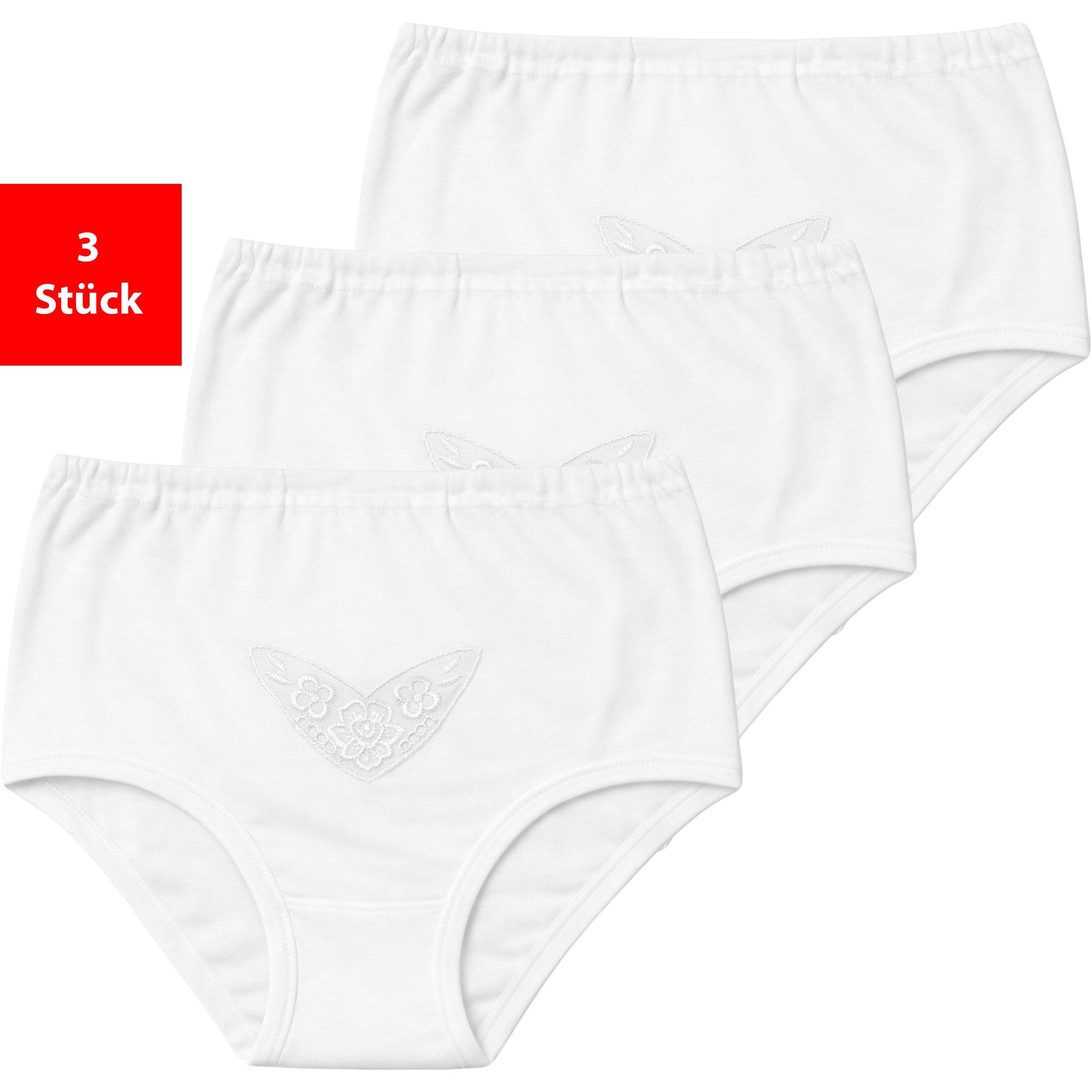 Fashionschmiede Taillenslip Damenslips Baumwolle 3er & 6er-Pack Blumenstick günstig online kaufen
