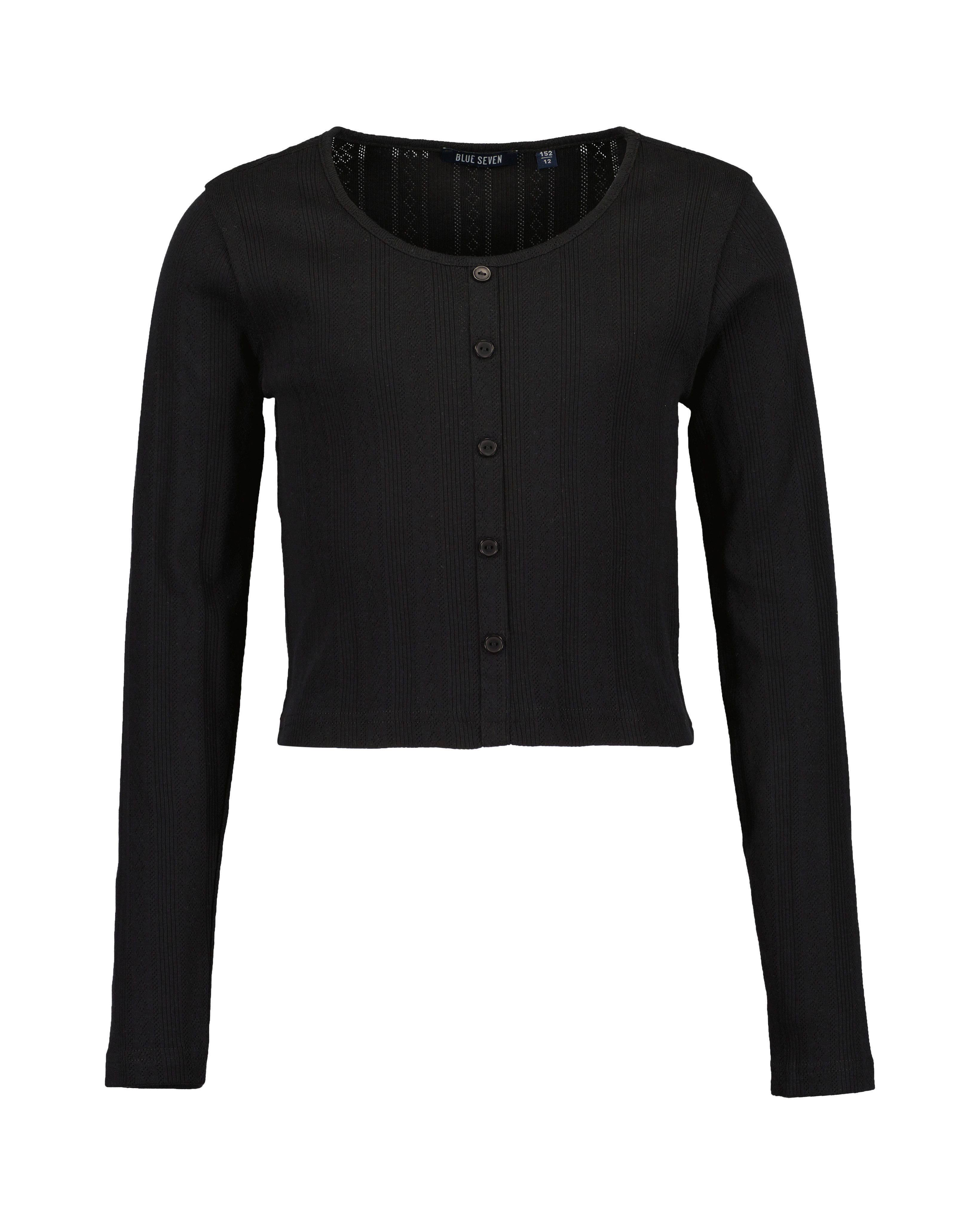 Blue Seven Langarmshirt im leichten Sommer-Jacquard günstig online kaufen