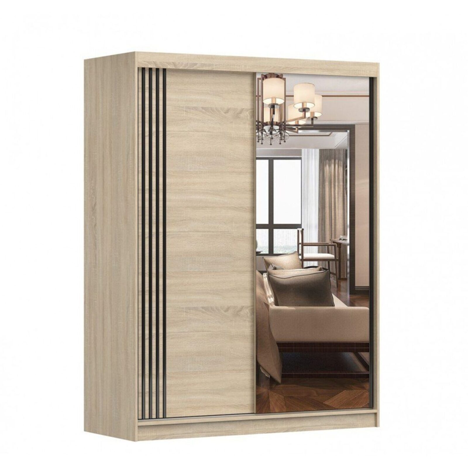 MOEBLO Kleiderschrank LARA 07 (mit Spiegel günstig online kaufen