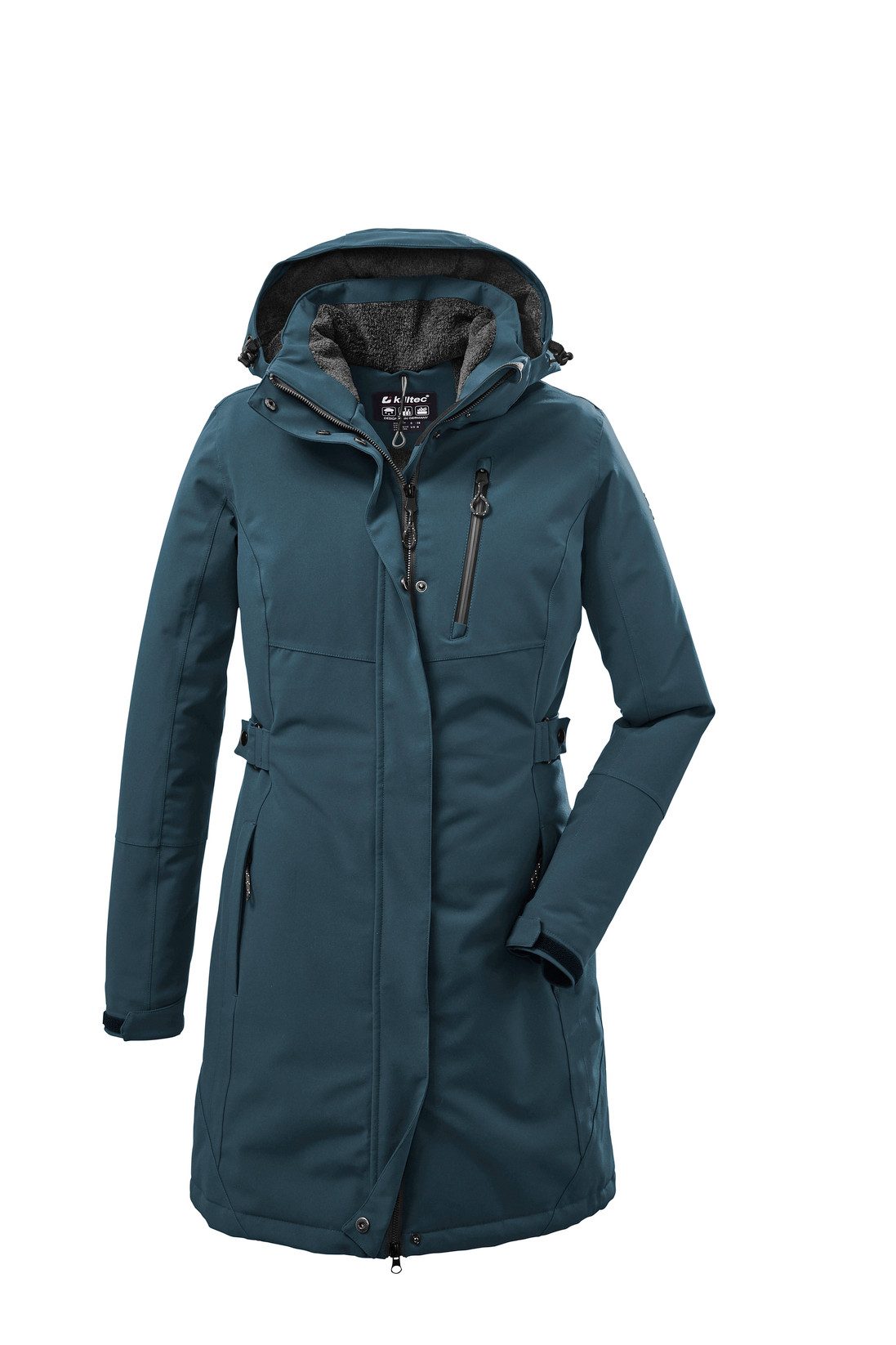 Killtec Parka mit verschweißten Nähten, 10.000 mm Wassersäule, wasser- und winddicht