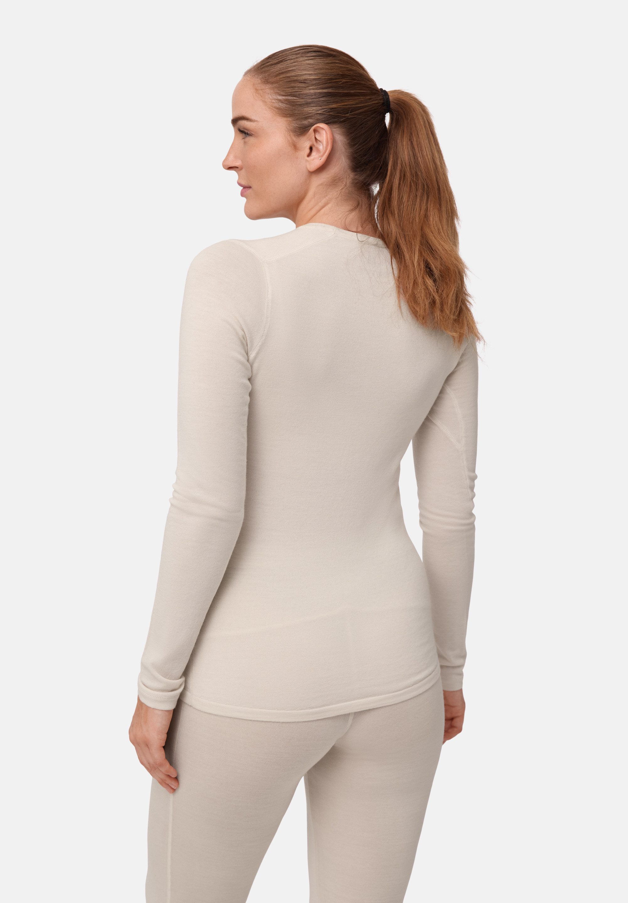 DANISH ENDURANCE Funktionsshirt Merino Baselayer Funktionsunterwäsche Set, Langarm Shirt & Hose, Temperaturregulierend