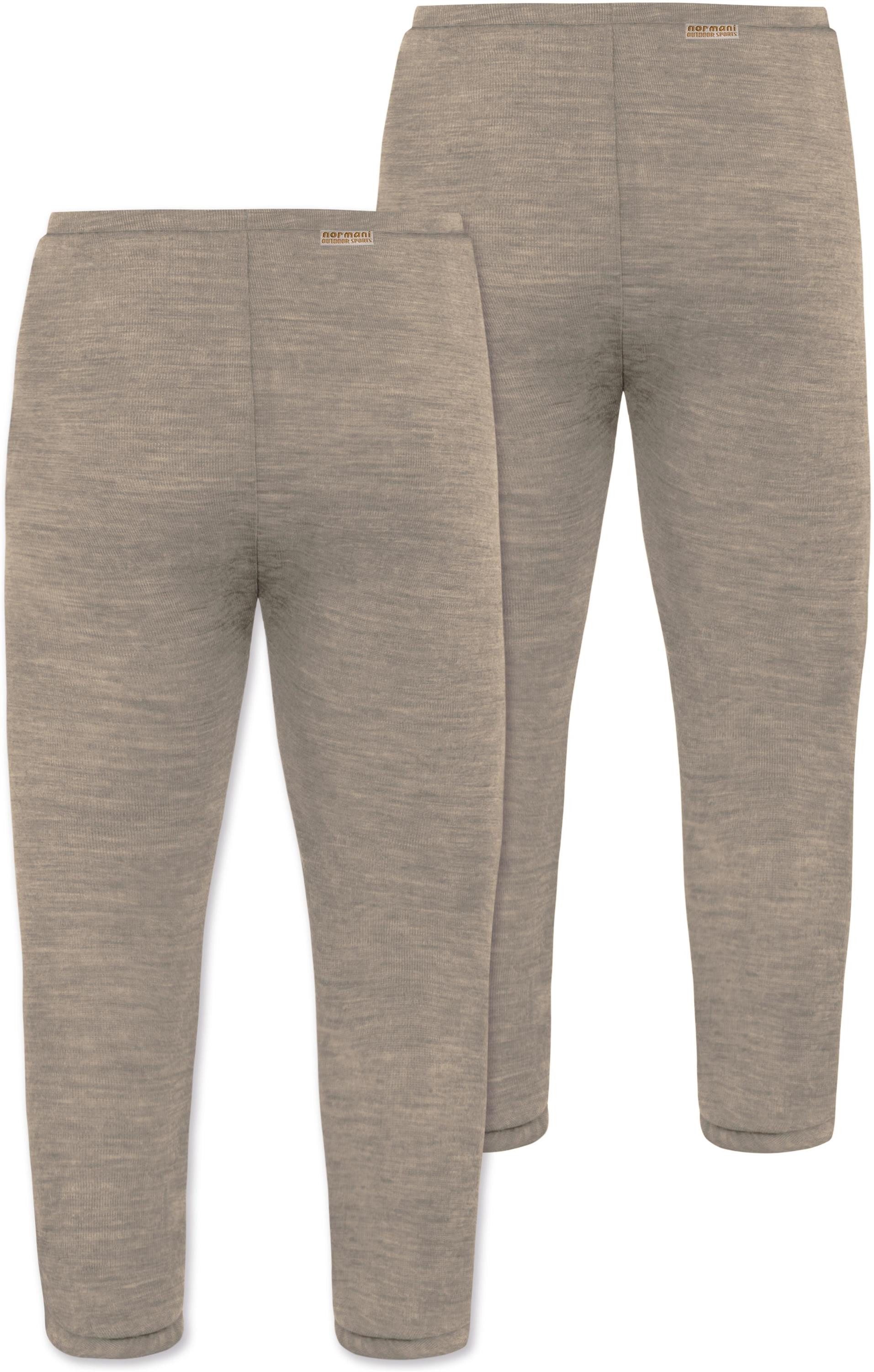 Strumpfhose 2er Pack Baby Merino Hose mit Füßen