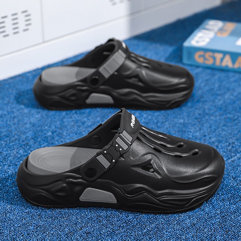 HUSK'SWARE Bequeme Gartenschuhe mit Schnalle Clog (Verstellbarer Fersenriemen mit Schnalle, Vielseitig einsetzbar) Stylisches und sportliches Design Stoßdämpfende Laufsohle