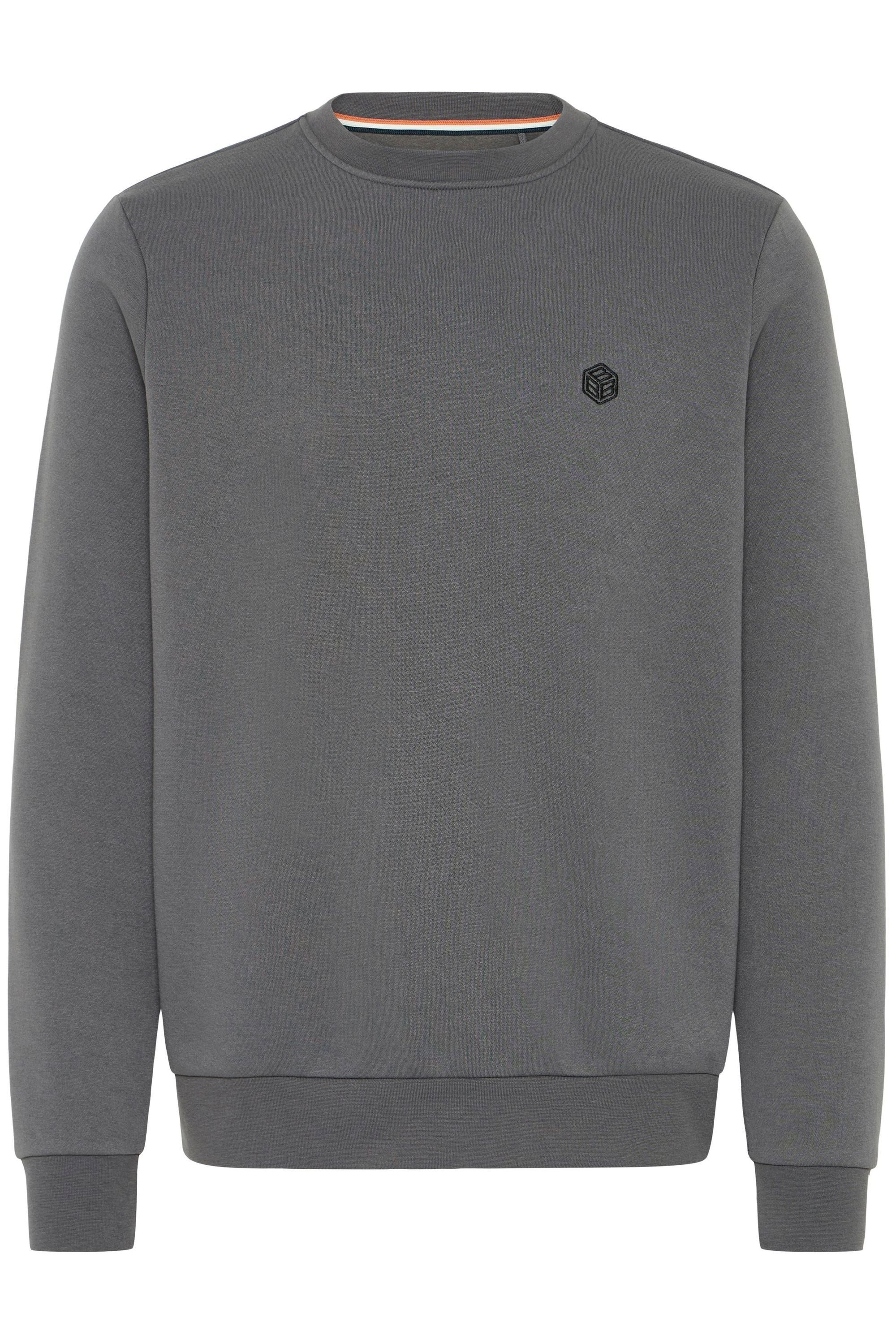 Blend Rundhalspullover BHTony Lässiger Sweatpullover mit Stickerei günstig online kaufen