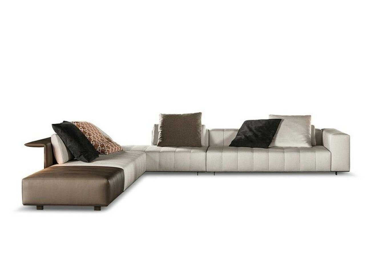 Couch Weiß Sofa Ecksofa, Wohnlandschaft Polster Design Eck Ecksofa JVmoebel Garnitur Leder