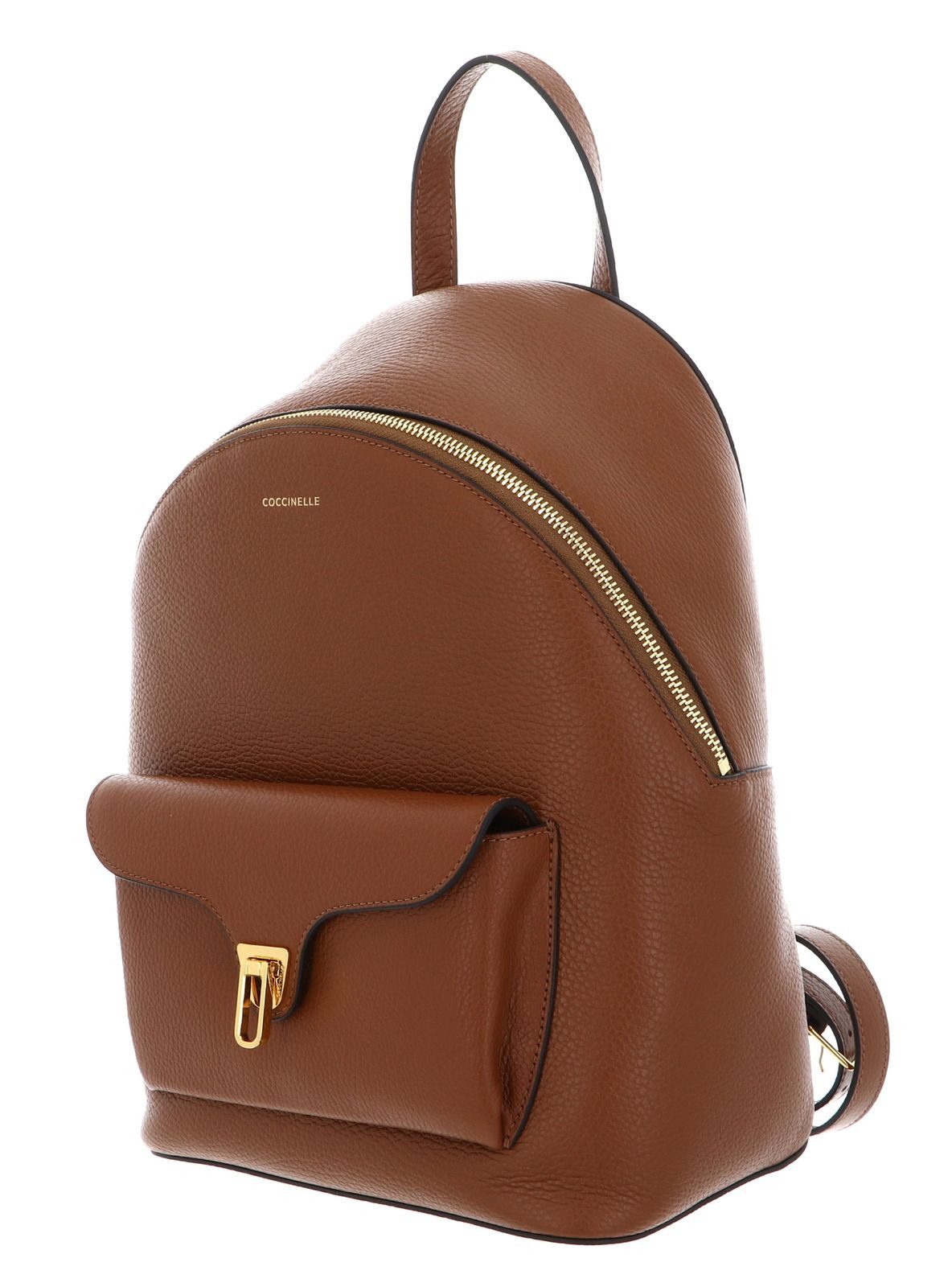 COCCINELLE Rucksack Backpack Grained Leather, aus echtem Rindsleder