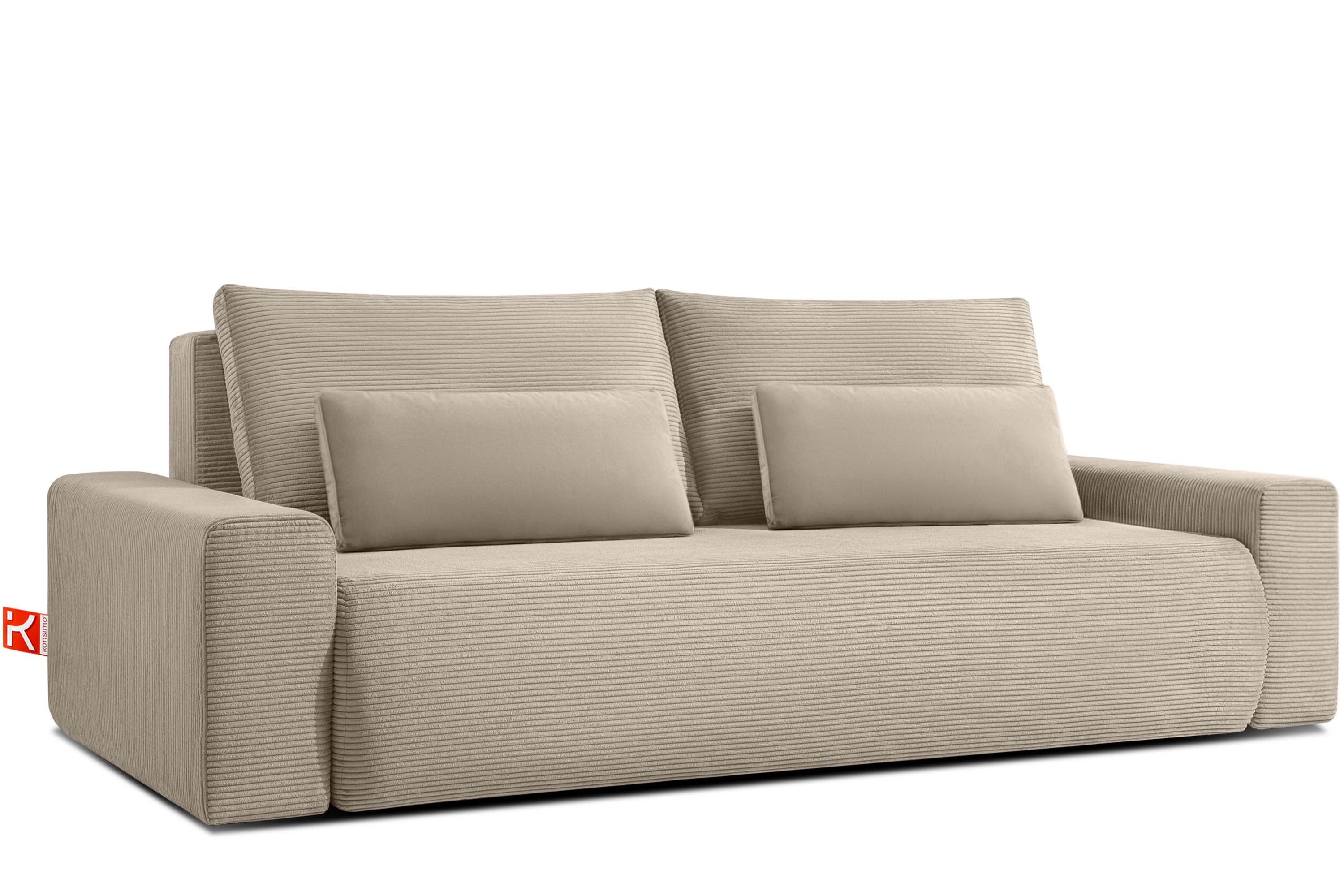 KONSIMO® 3-Sitzer MOLLIS Schlafsofa, Einzelsofa, mit günstig online kaufen