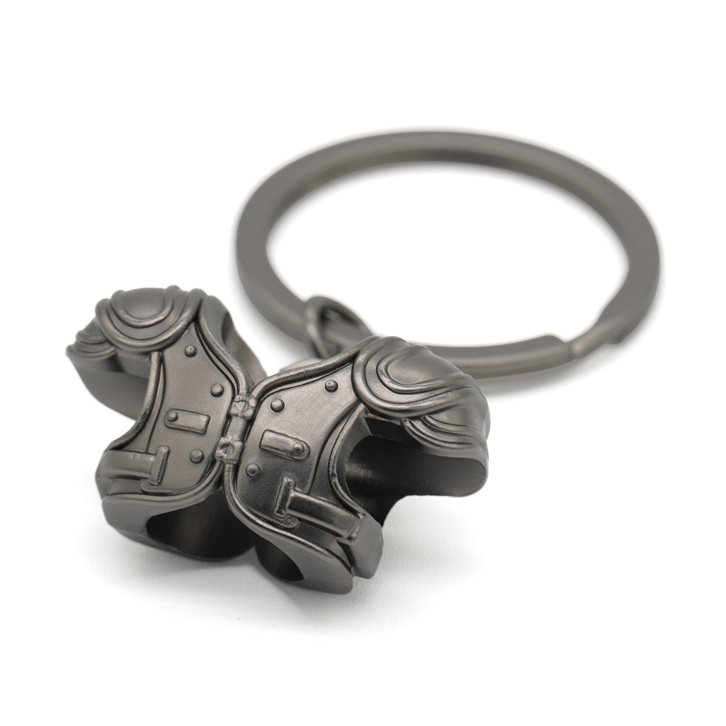 40YARDS Schlüsselanhänger American Football Schlüsselanhänger – 3D Shoulder Pads aus Metall, Metall Schlüsselanhänger Shoulder Pads