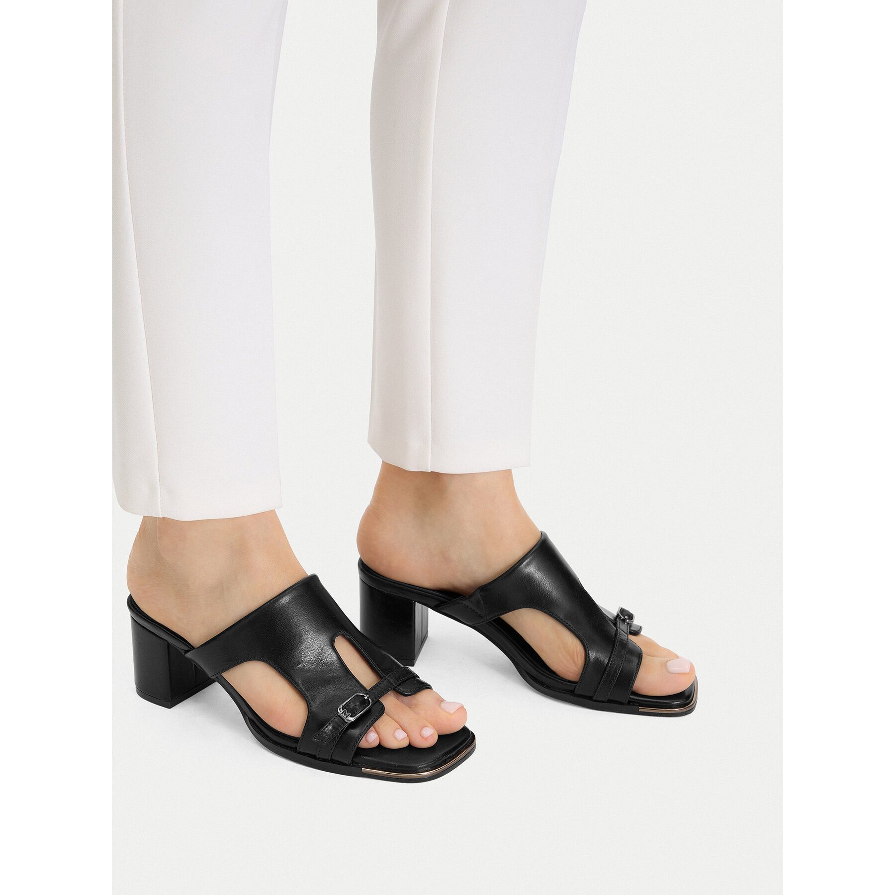 Mexx Mexx Damen-Flip-Flops Schwarz Badepantolette