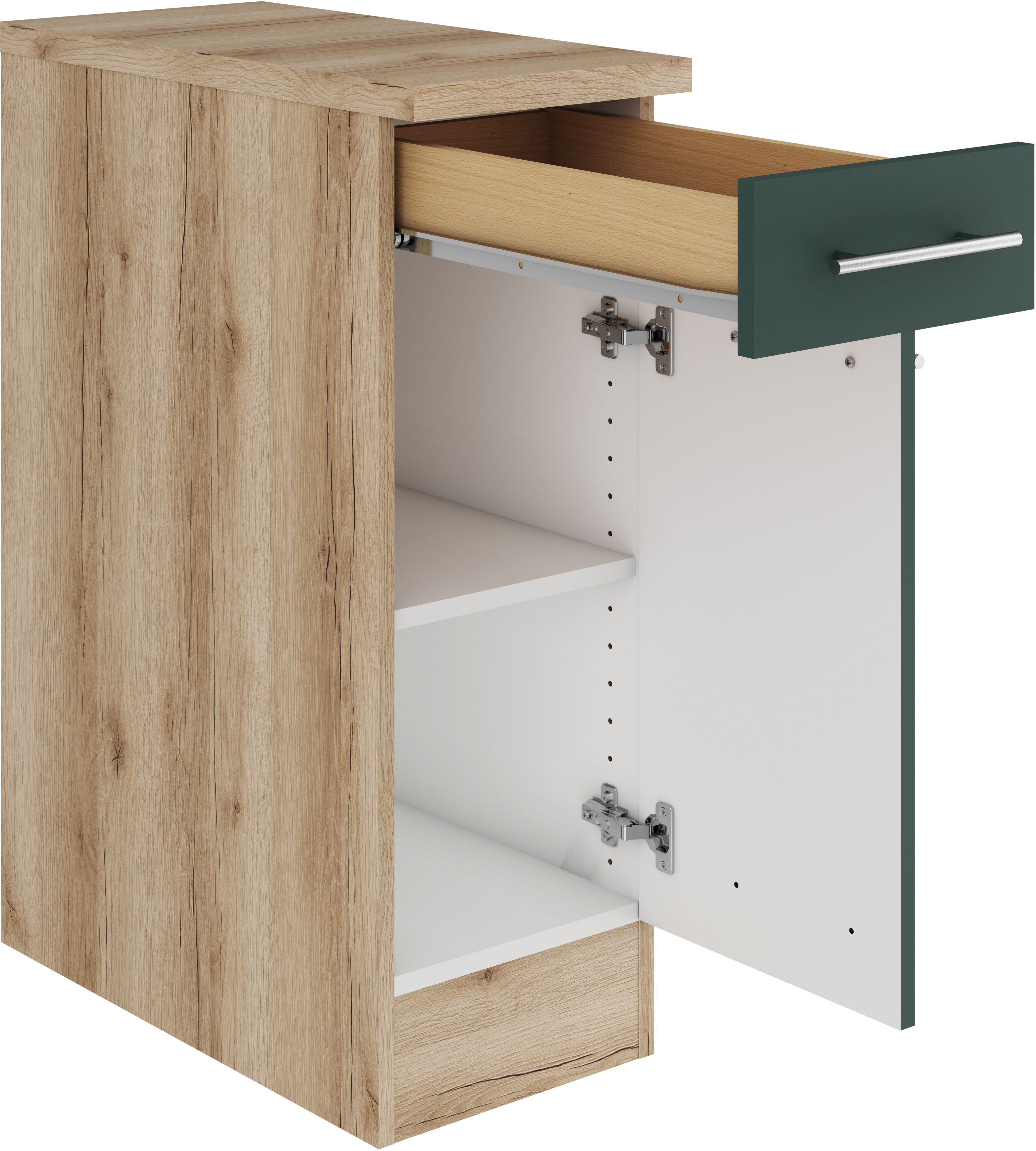 OPTIFIT Unterschrank Bella Breite 30 cm, 1 Tür, 1 Einlegeboden, 1 Schubkasten