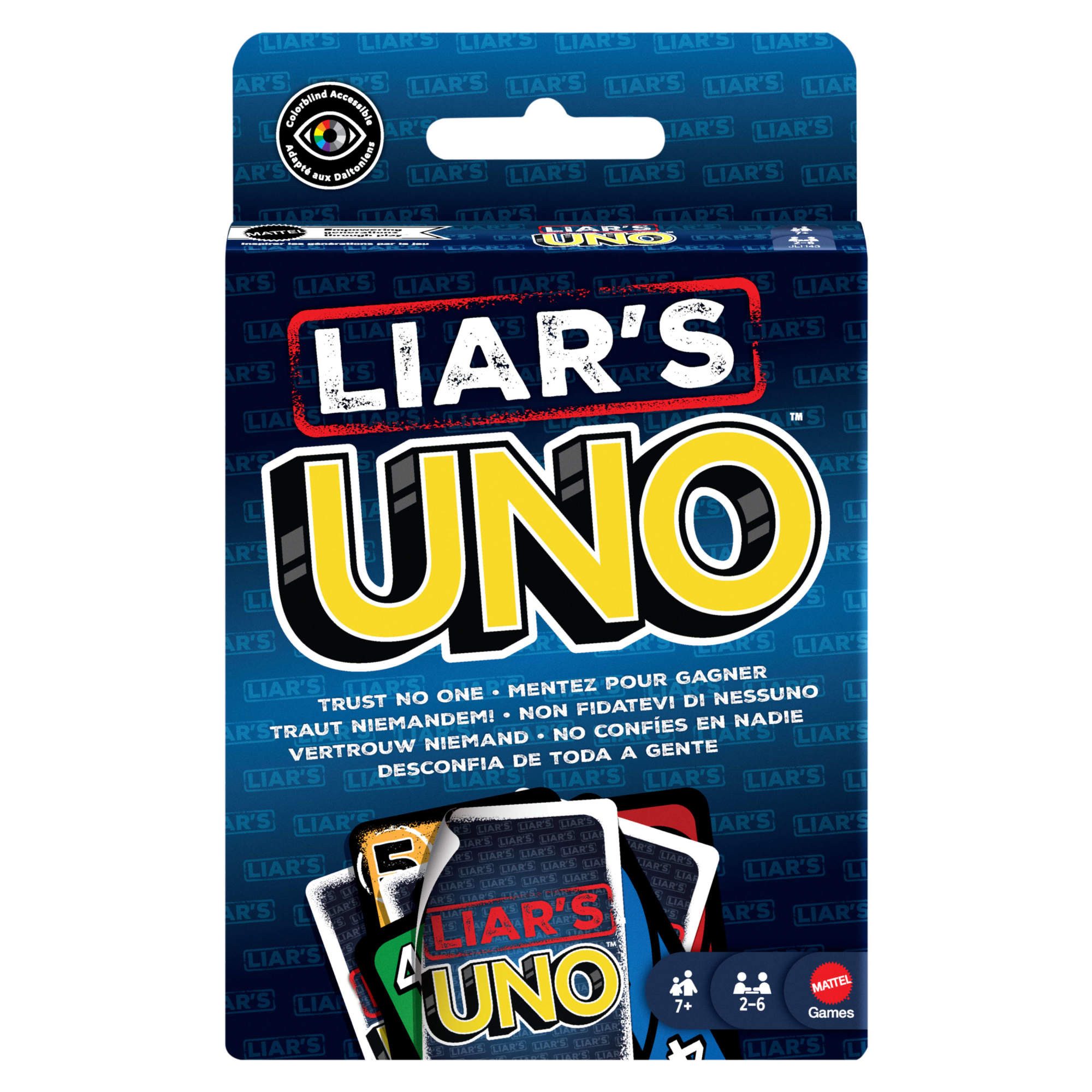 Mattel games Spiel UNO Liars, Kartenspiel