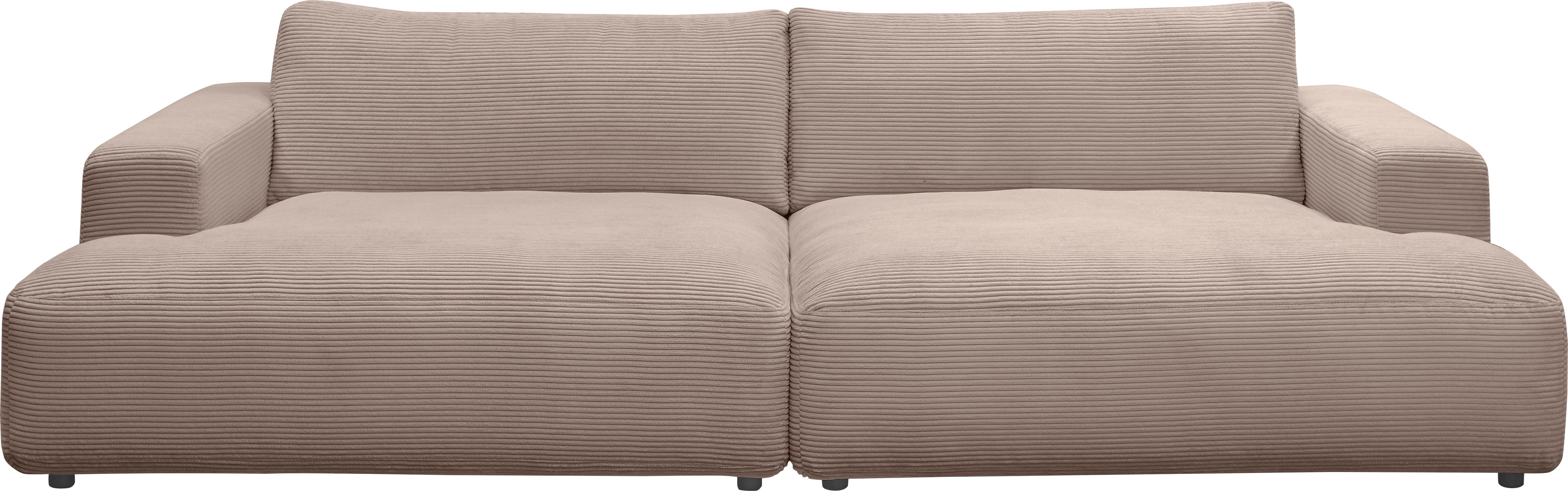 GALLERY M branded by Musterring Loungesofa Lucia, Cord-Bezug, Breite 292 cm taupe | Alle Sofas