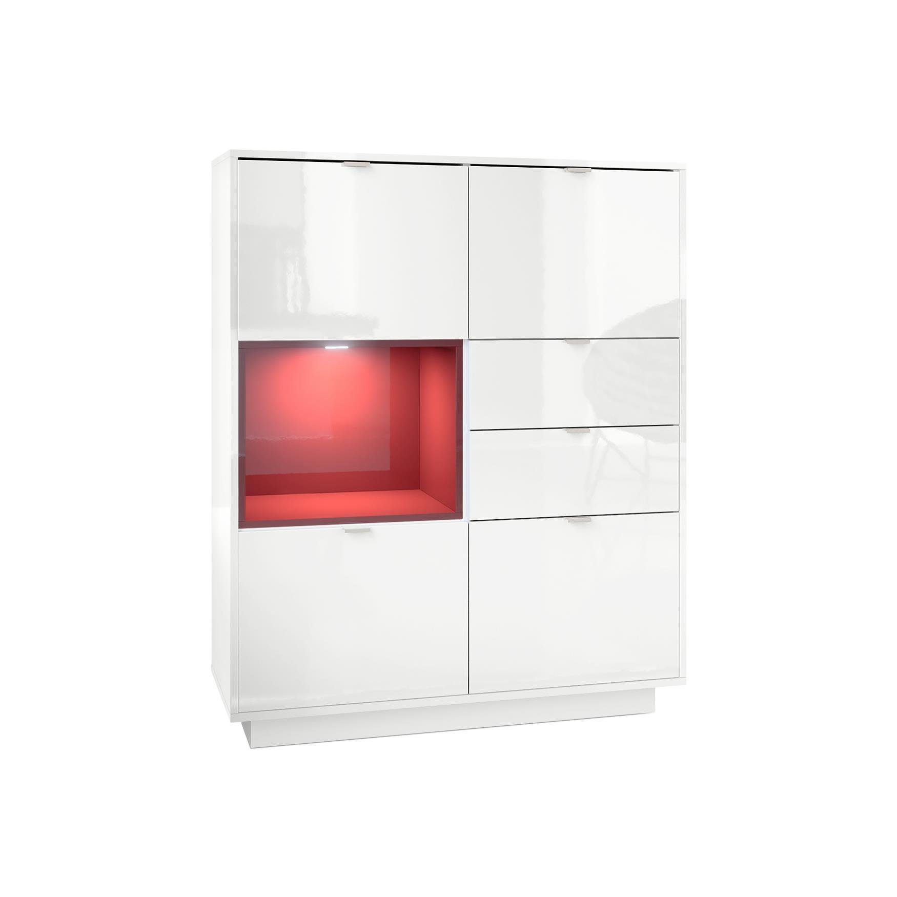 Vladon Highboard Metro (Highboard, mit 4 günstig online kaufen