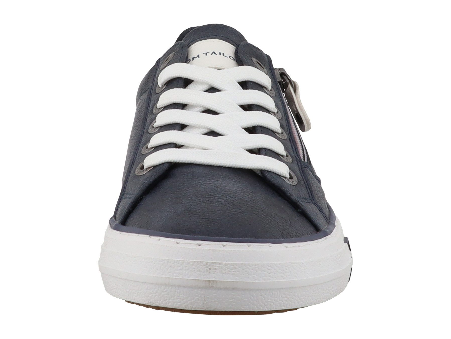 TOM TAILOR Sneaker Freizeitschuh, Halbschuh, Schnürschuh mit Außen-Reißverschluss
