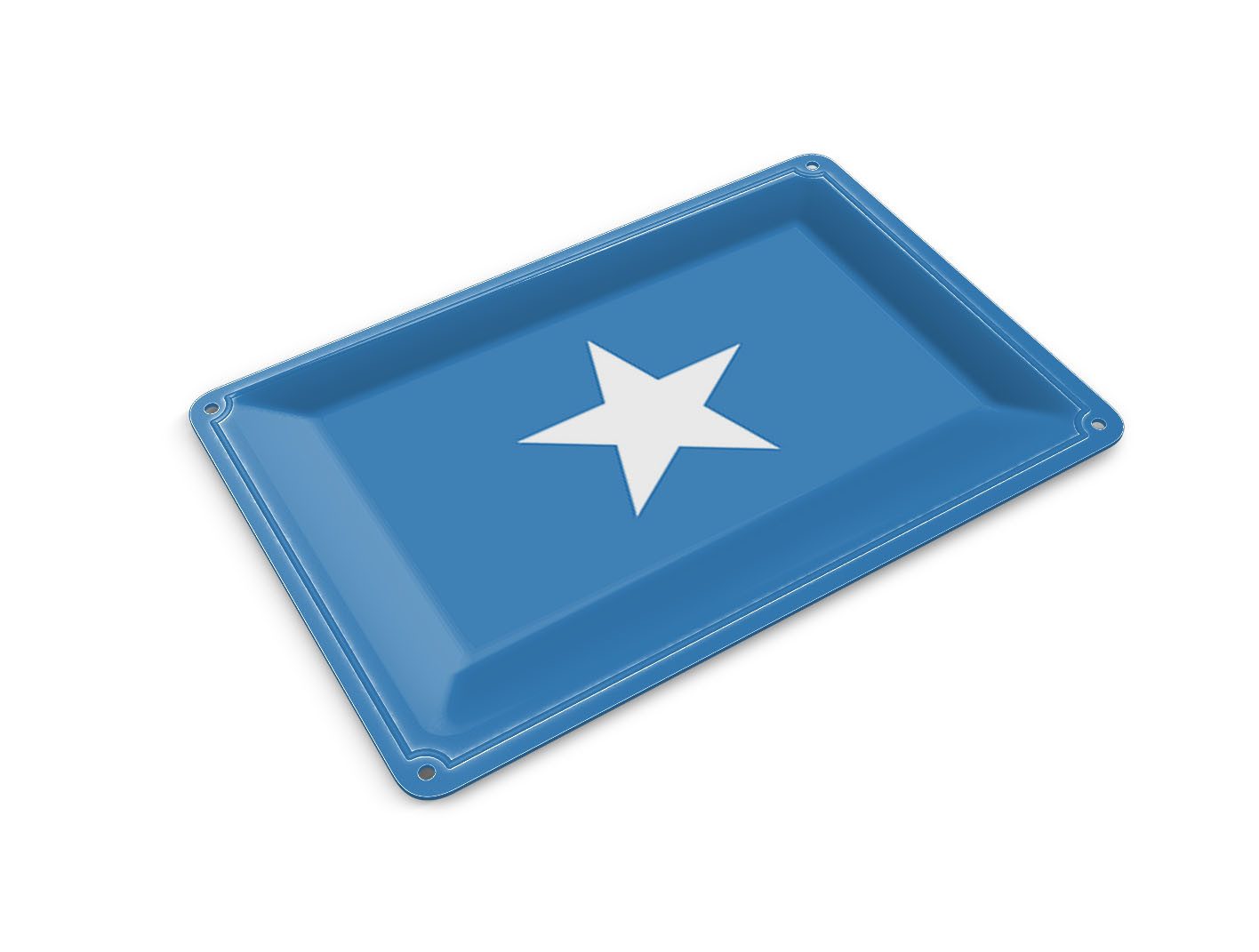 Femer GmbH Postkarte Flagge Somalias 14x10 cm Flag of Somalia, unfrankiert