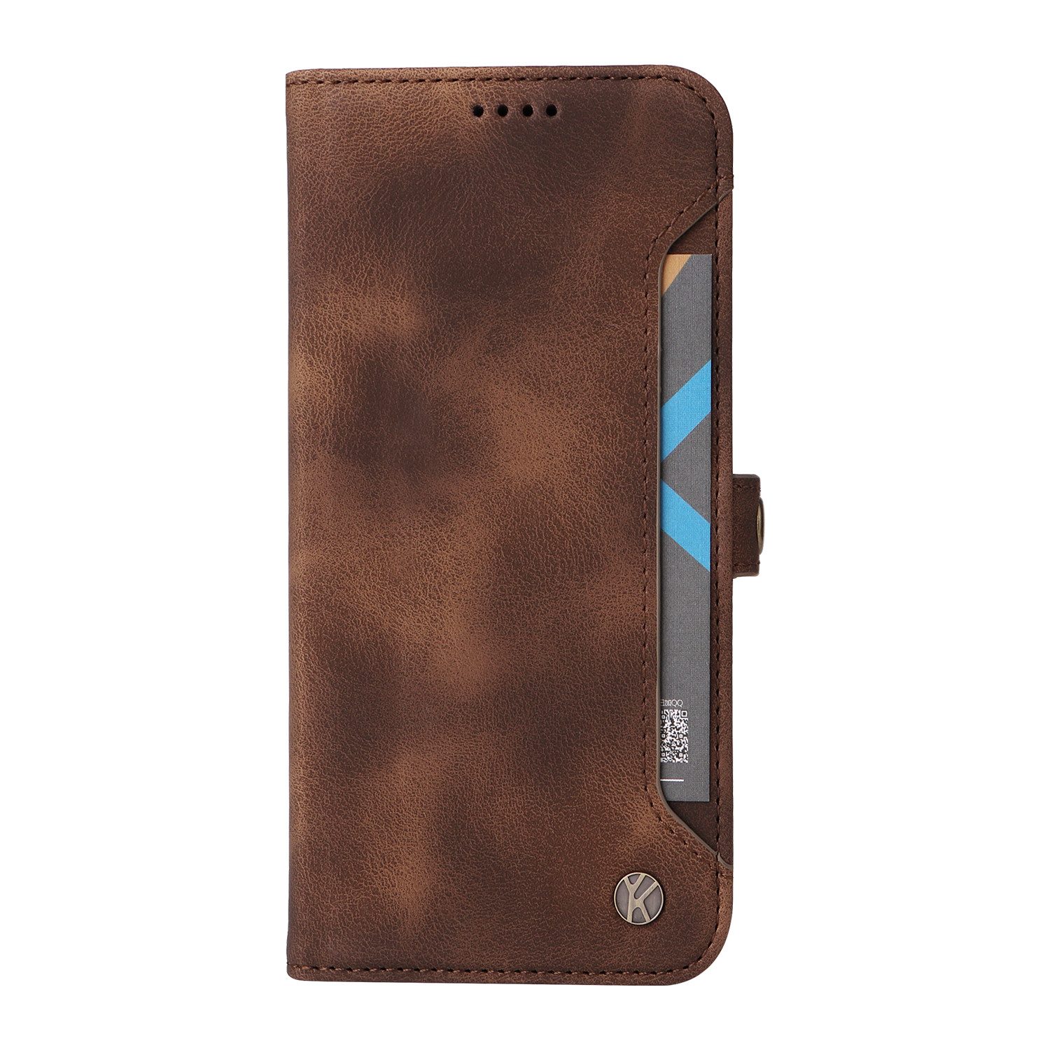 Innocase Handyhülle Leder Handy Hülle Tasche Kartenschlitz für iPhone Flip Case Cover