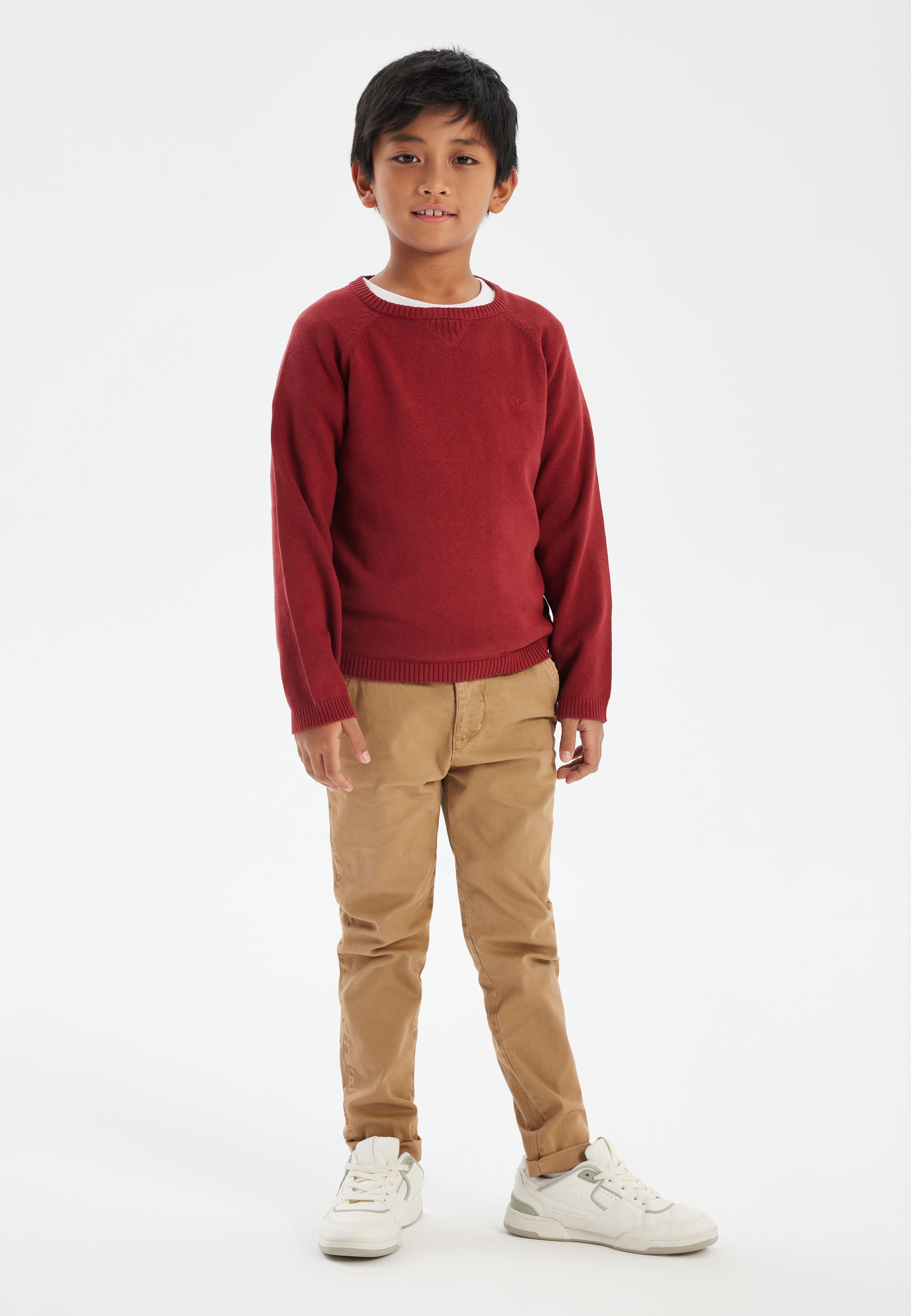 MINOTI Rundhalspullover aus Strickstoff (12m-14y) günstig online kaufen