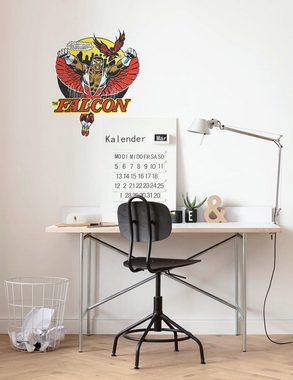 Komar Wandtattoo Falcon Comic Classic (1 St), 50x70 cm (Breite x Höhe), selbstklebendes Wandtattoo