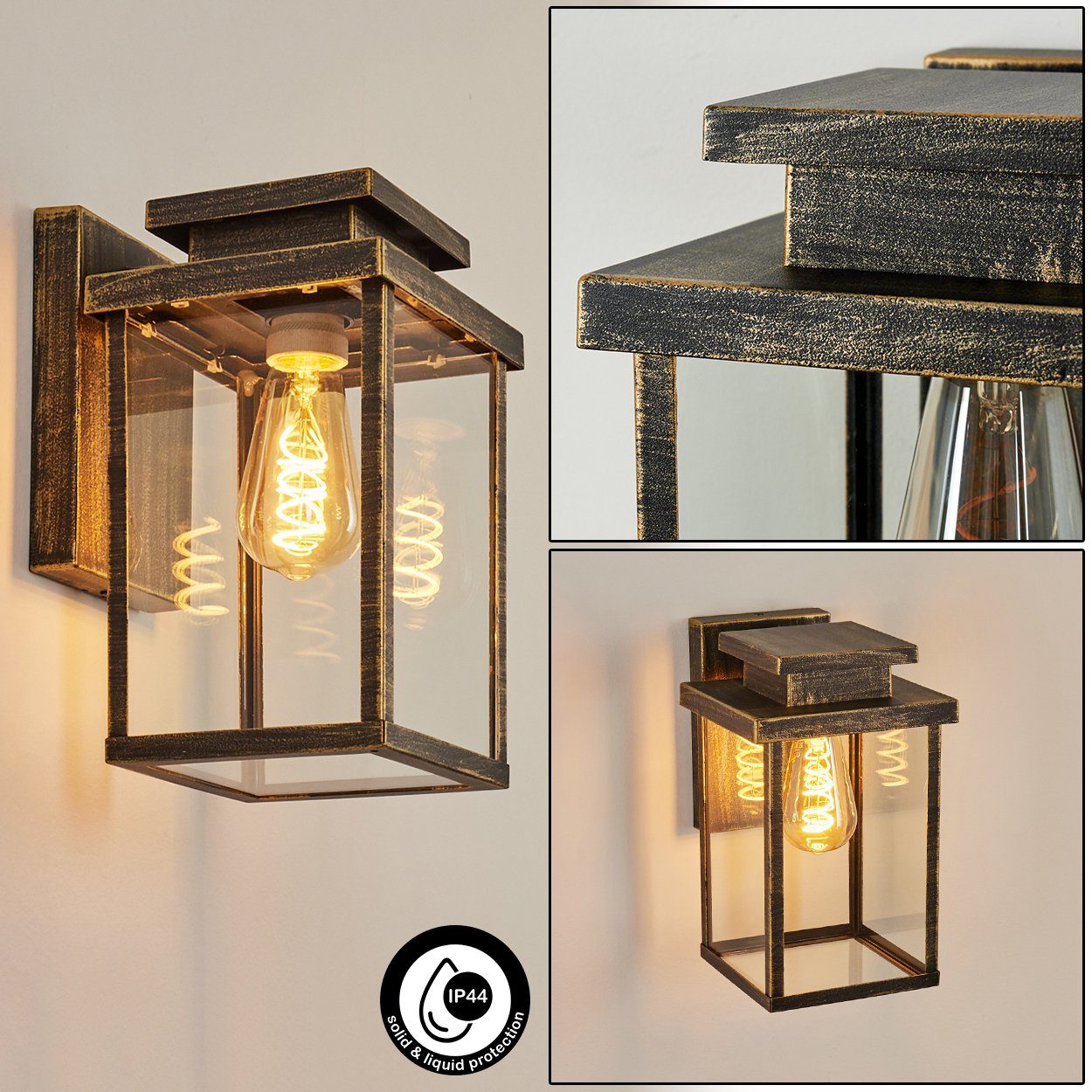 hofstein Außen-Wandleuchte »Poggio« moderne Wandlampe aus günstig online kaufen