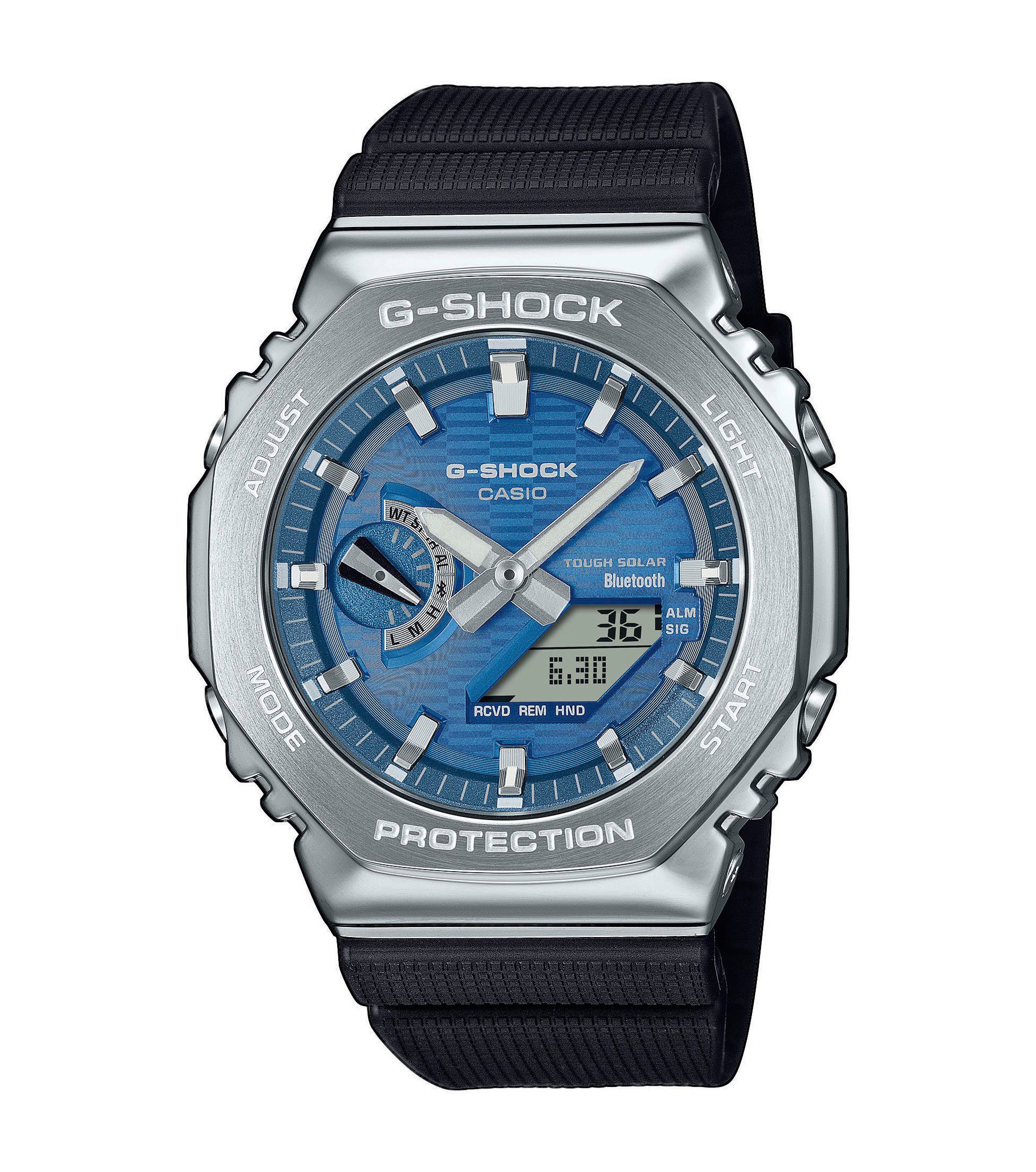 CASIO G-SHOCK Smartwatch, Armbanduhr, Herren,Bluetooth, Solarbetrieb, Flight Log Memory