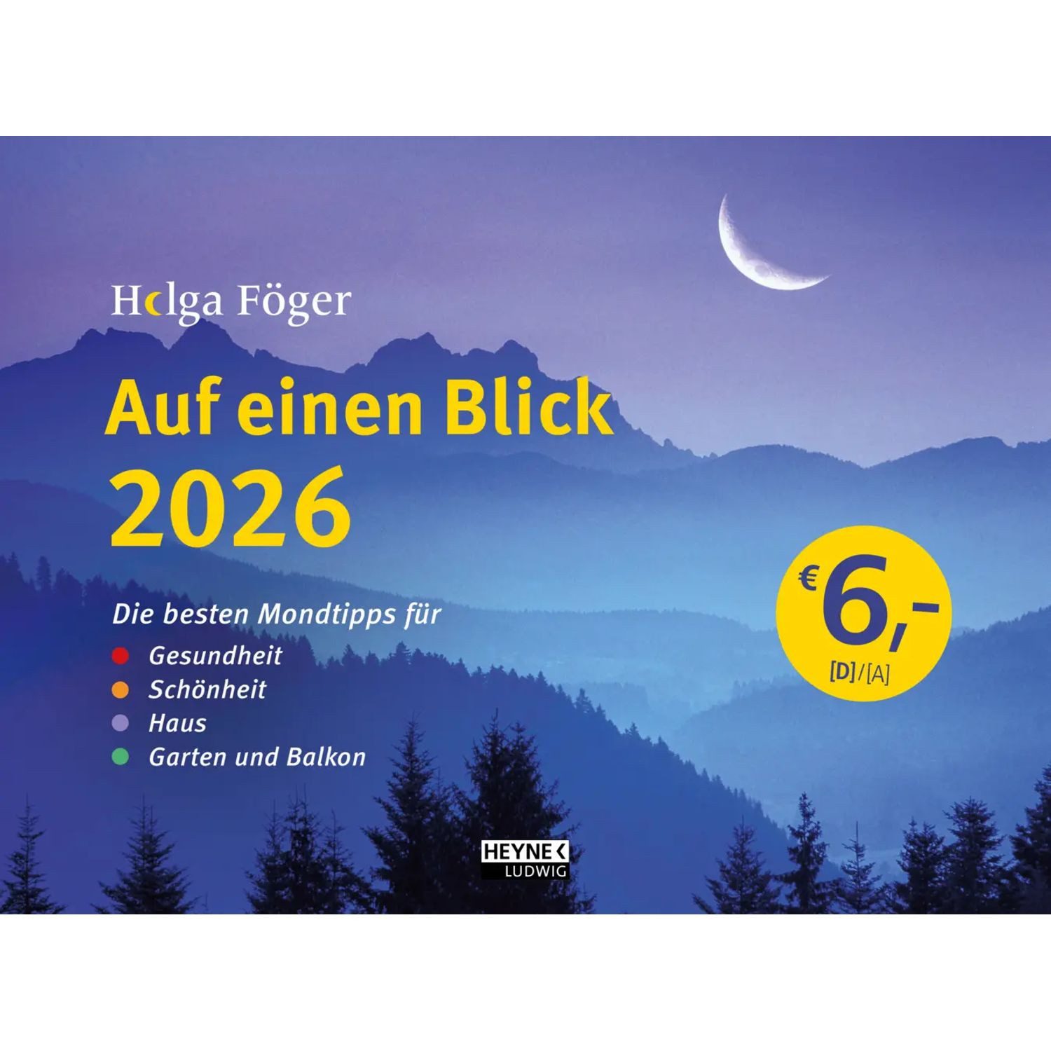 Wandkalender Auf einen Blick 2026
