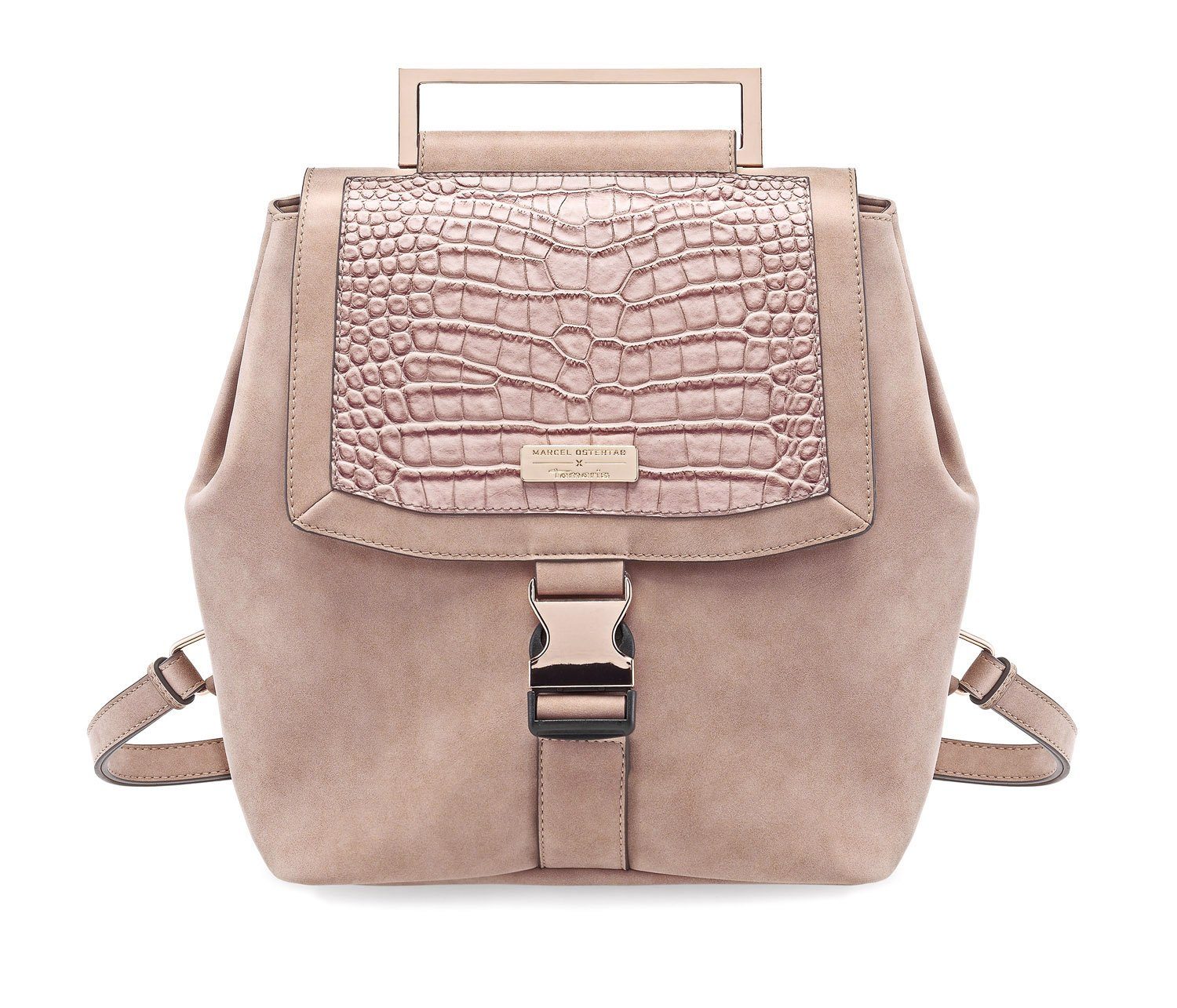 Tamaris Handtasche Antonia (Set), Marcel Ostertag Kollektion Damen Backpack Rucksack rose comb