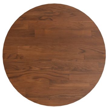 furnicato Tischplatte Runde Dunkelbraun Ø30x1,5 cm Behandeltes Eichenholz (1 St)