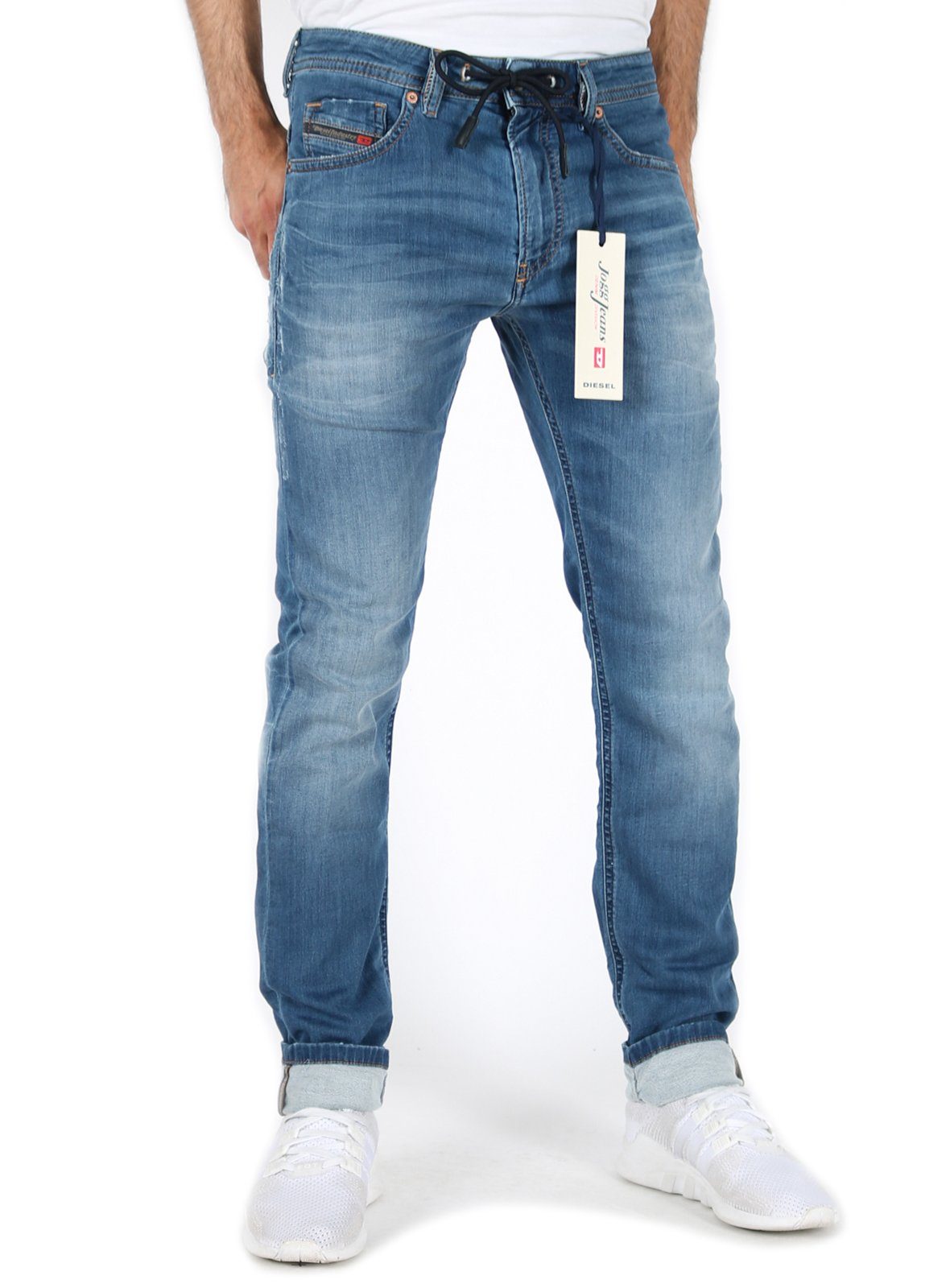 Diesel Slim-fit-Jeans Herren Jogg Jeans Stretch Hose Mittel Blau, Thommer  CB-NE 069BB online kaufen | OTTO