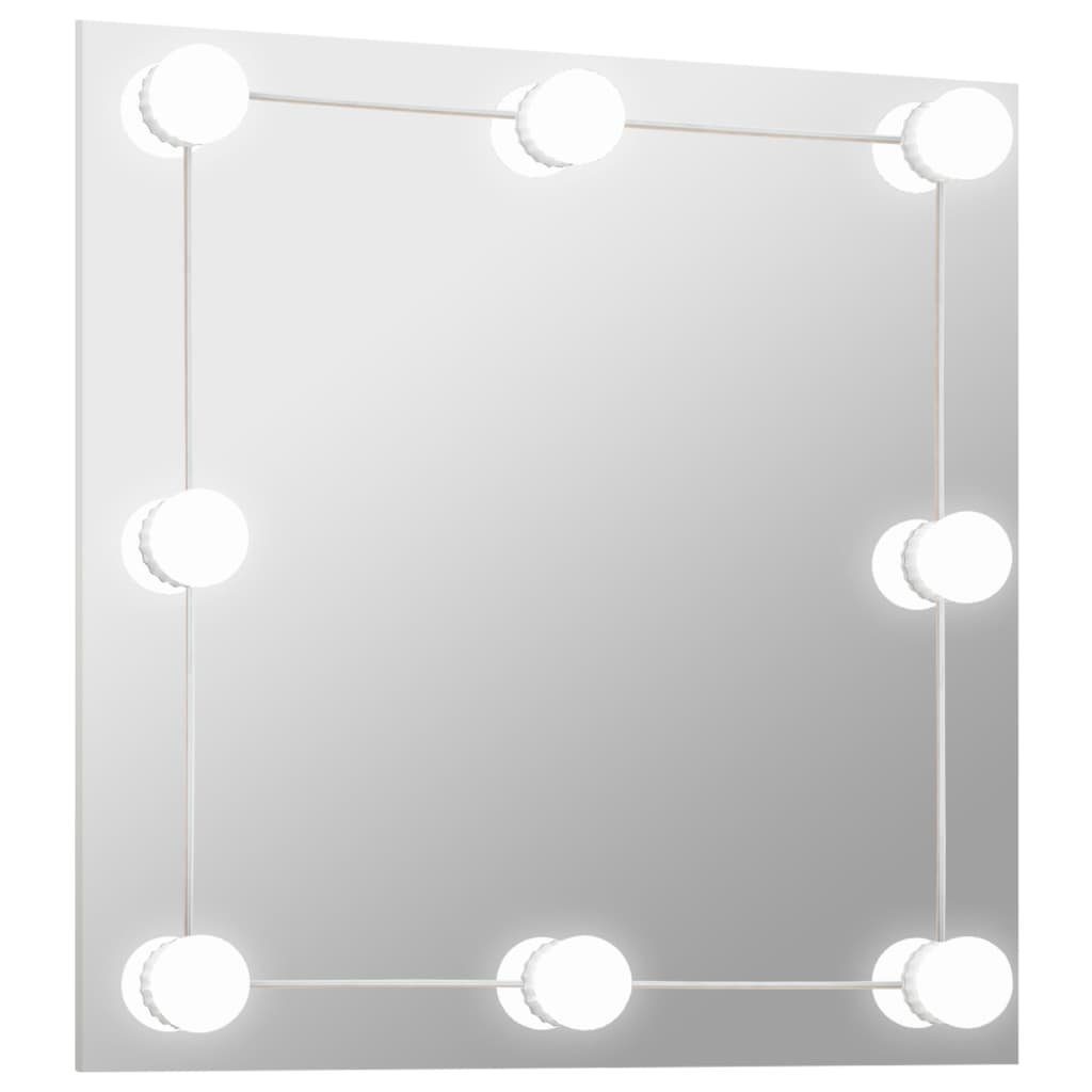 Wandspiegel Glas mit furnicato LED-Beleuchtung Quadratisch