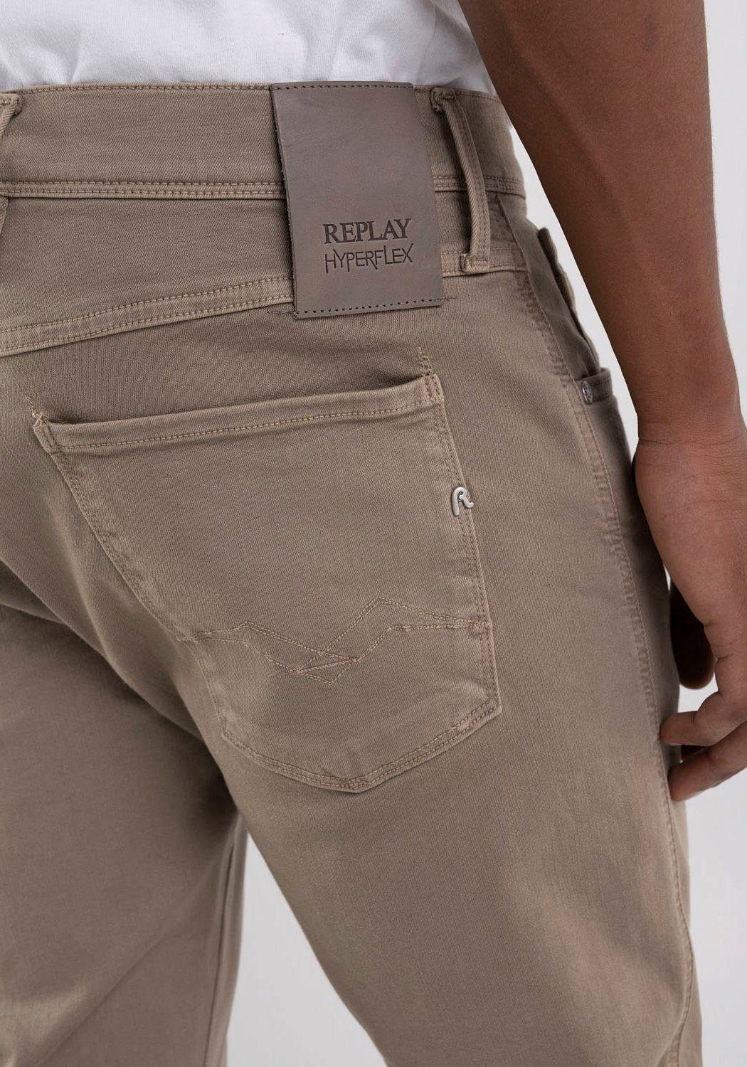 Slim-fit-Jeans Replay Anbass sand