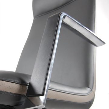 hjh OFFICE Drehstuhl Luxus Chefsessel ATMOS Kunstleder mit Armlehnen (1 St), Bürostuhl ergonomisch
