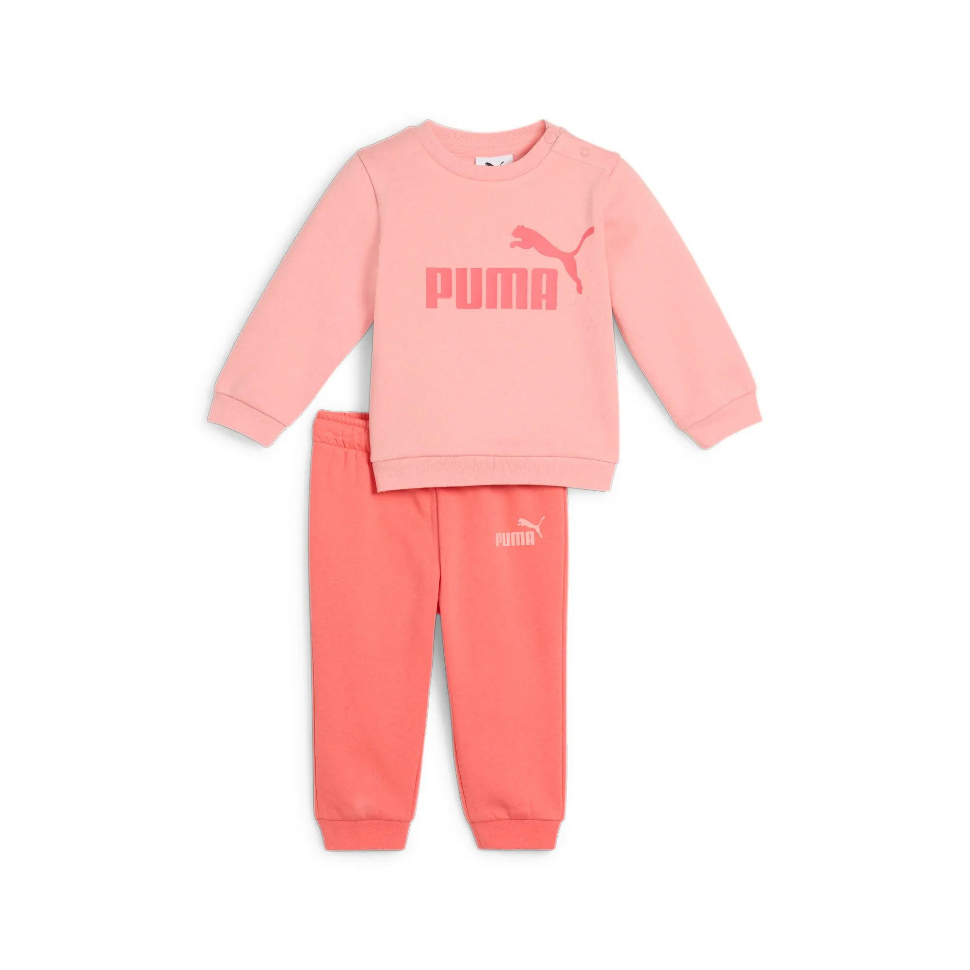 PUMA Trainingsanzug Puma Baby Jogginganzug Minicats ESS Crew Set FL Inf 686280