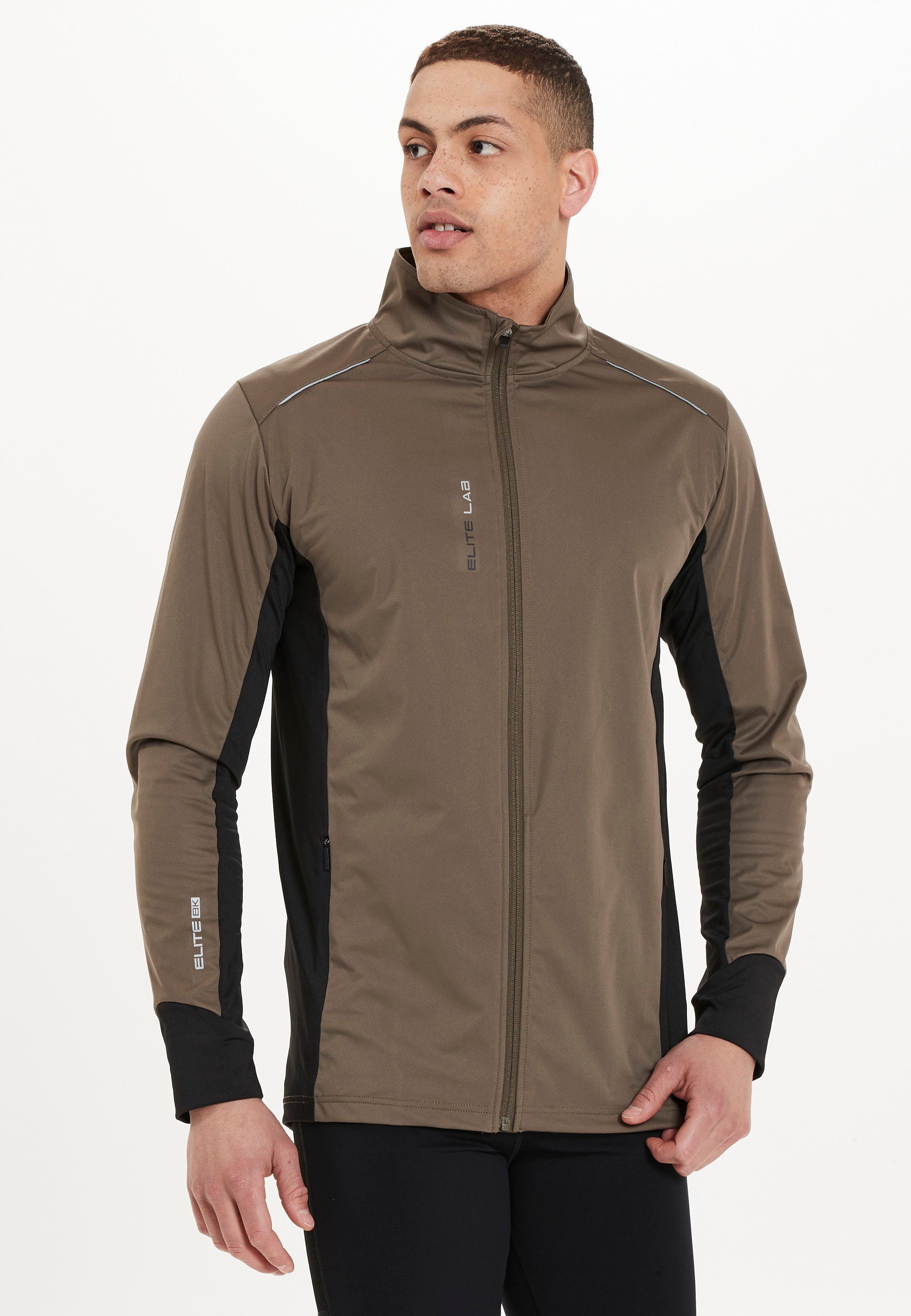 ELITE LAB Laufjacke Heat X1 Funktion grün winddichter mit wasser- Elite und