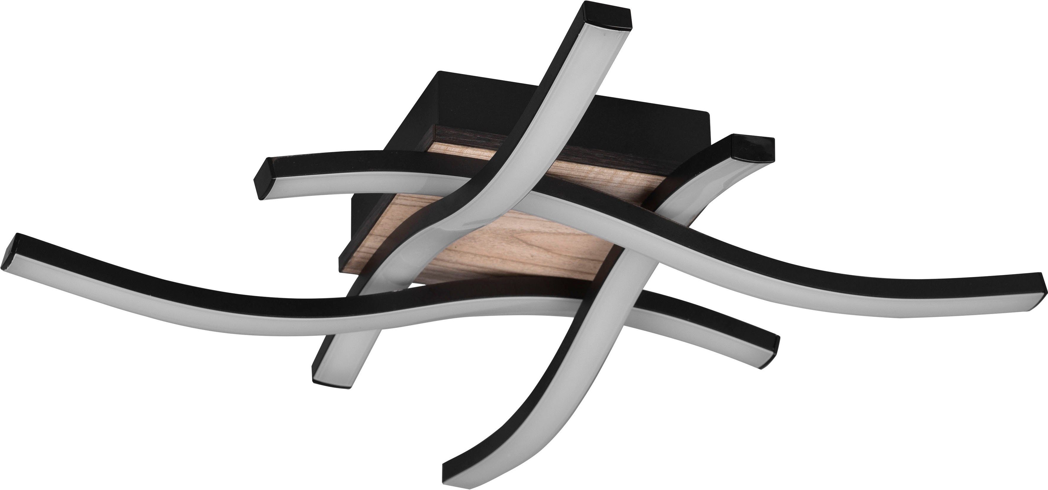 Reality Leuchten LED Deckenleuchte Route, LED fest integriert, Warmweiß, mo günstig online kaufen