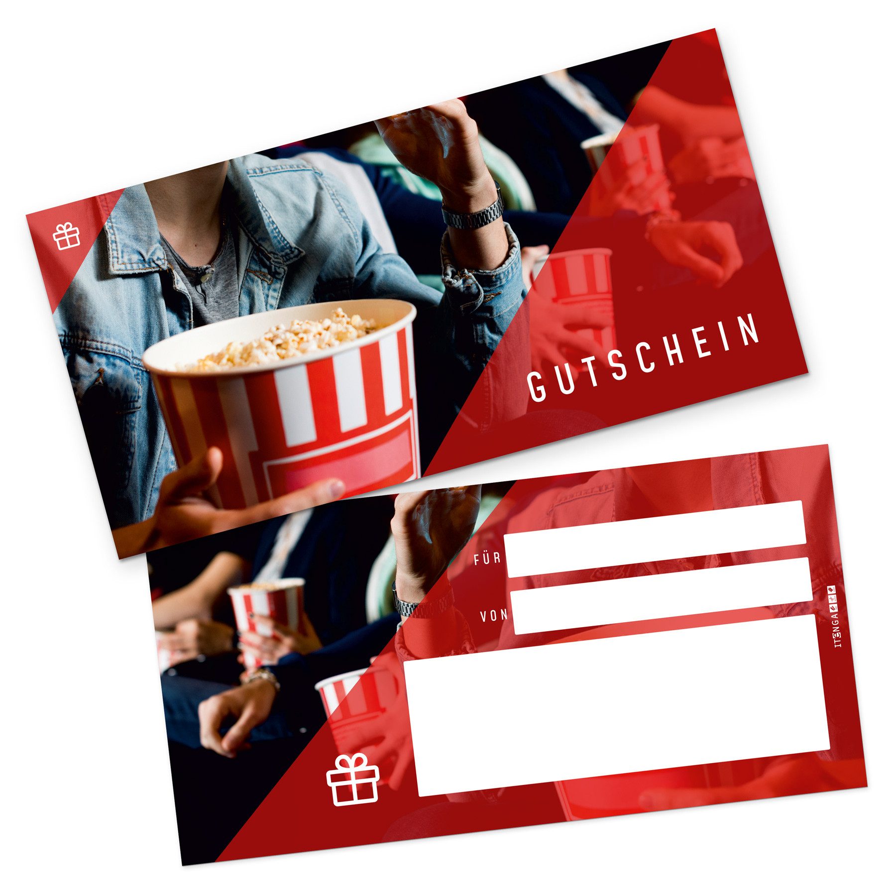 itenga Geschenkkarte itenga Geschenkgutschein Kino Filmabend (Motiv 25