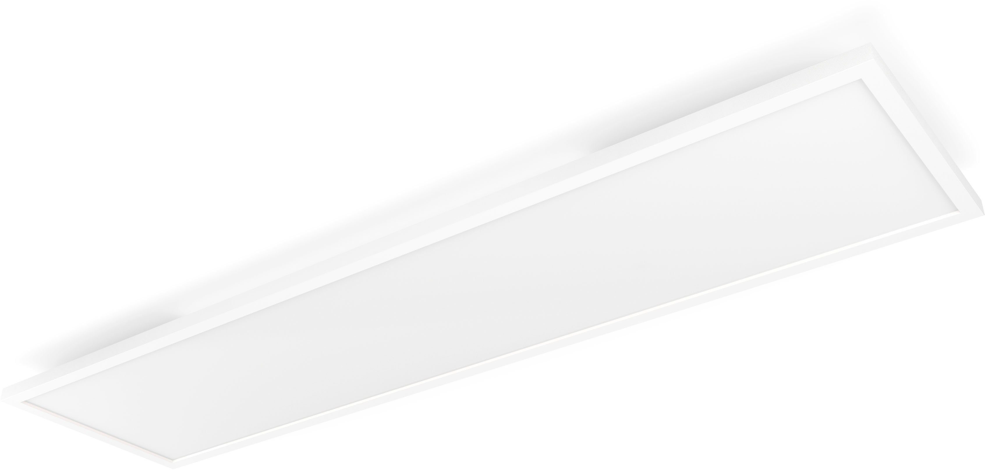 Philips Hue LED Panel »Aurelle«, Bluetooth, Dimmfunktion, Ein-/Ausschalter,  Farbsteuerung, Smart Home, LED fest integriert, Neutralweiß, Kaltweiß,  Warmweiß, LED Panelleuchte, Maße 4,6x120x30cm, 4200 Lumen