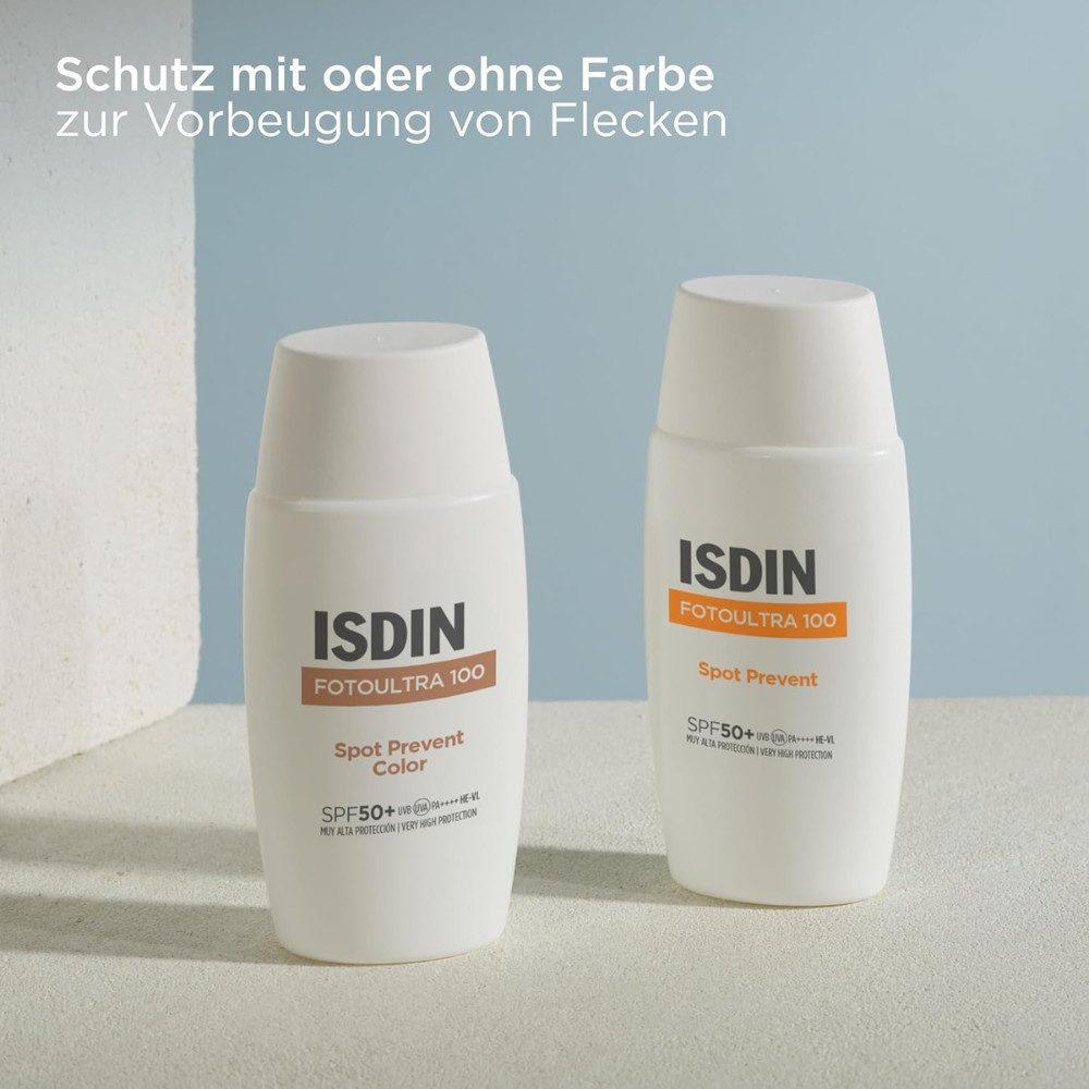 Isdin Sonnenschutzcreme ISDIN Sonnenschutzcreme Fotoultra Active Unify Color LSF 50+, packung, 1-tlg., Sonnenschutzcreme, Doppelter Schutz vor UVA-Strahlen