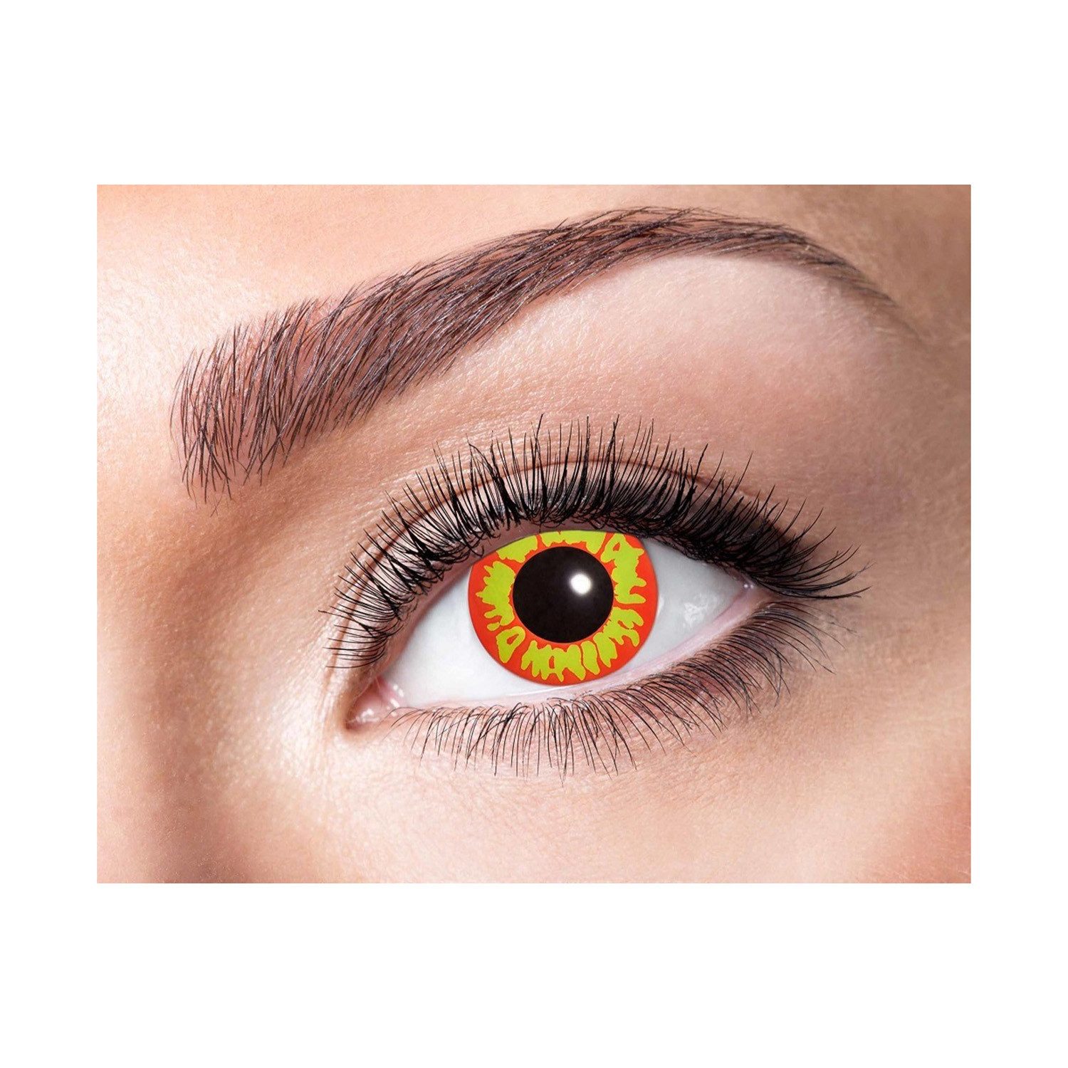 Eyecatcher Motivlinsen Farblinsen - 3-Monats-Kontaktlinsen, m09 - Ork