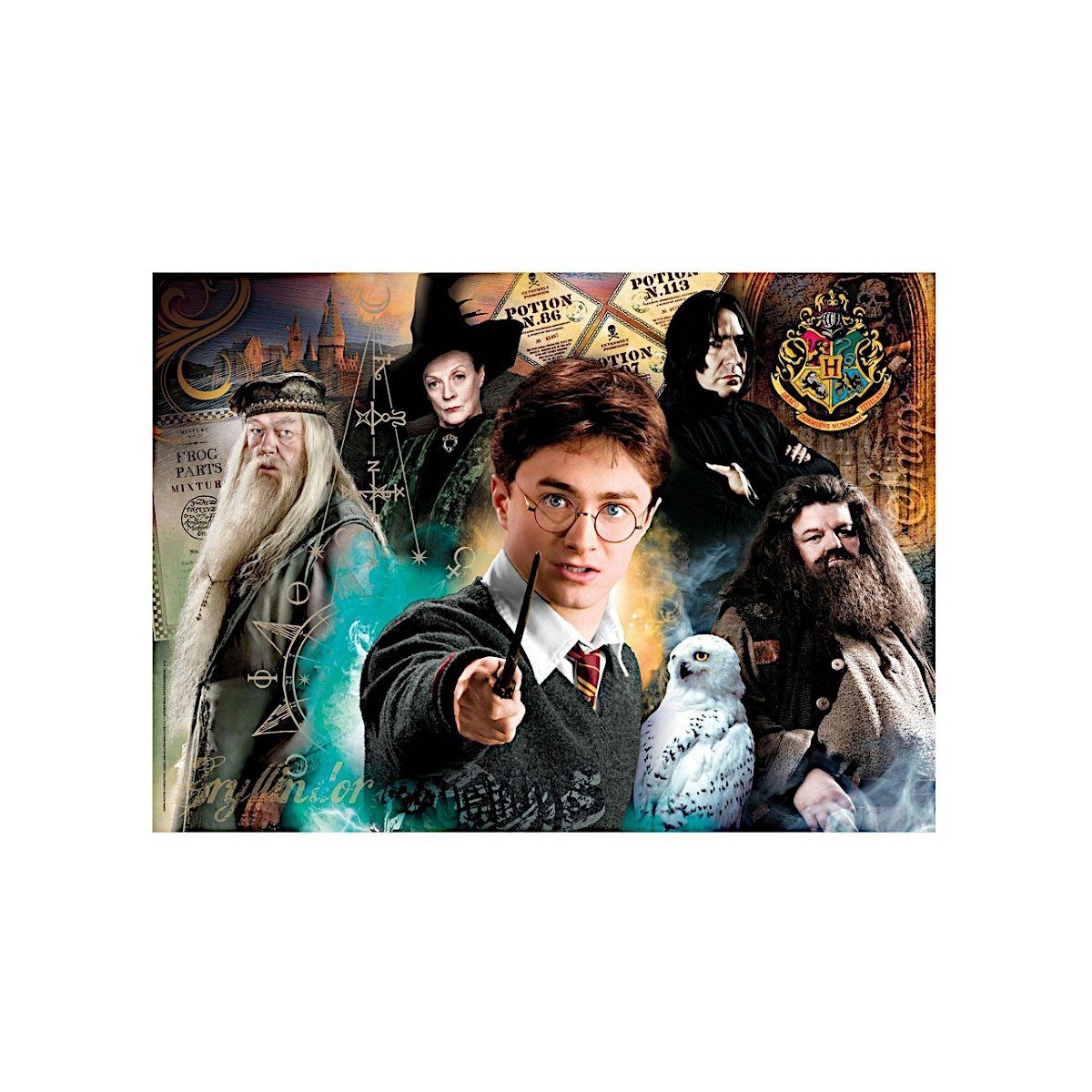 Clementoni® Puzzle Harry Potter (1x 500 Teile, 2x 1000 Teile), 2500 Puzzleteile