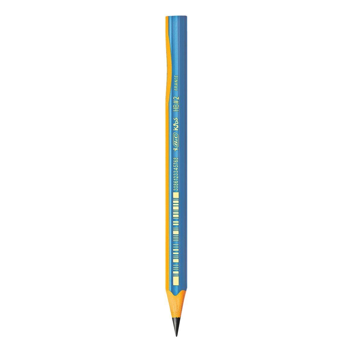 BIC Bleistift Kids Evolution Beginner, HB (mittelweich), Dreikant, für Rechts- und Linkshänder