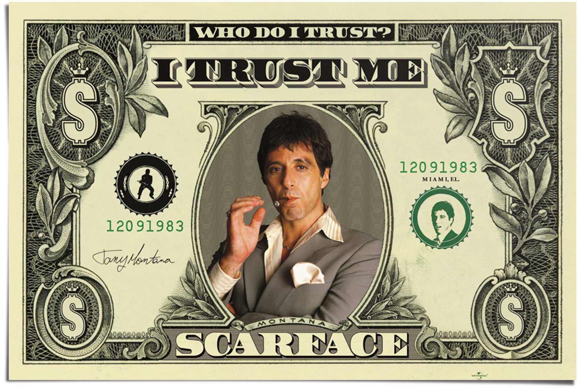 Reinders! Poster Scarface Dollar, St) (1