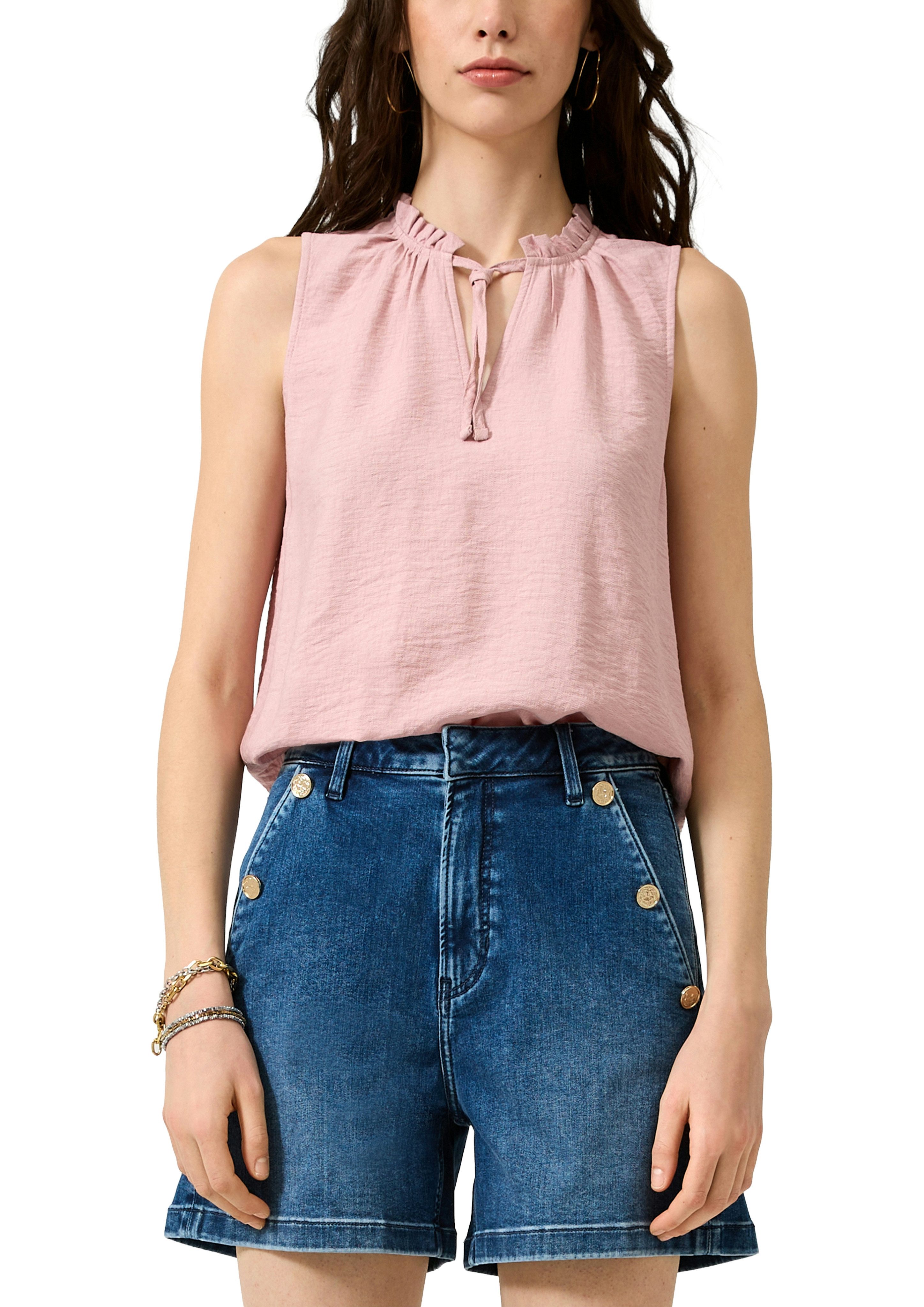 QS Blusentop Sommertop mit Viskose