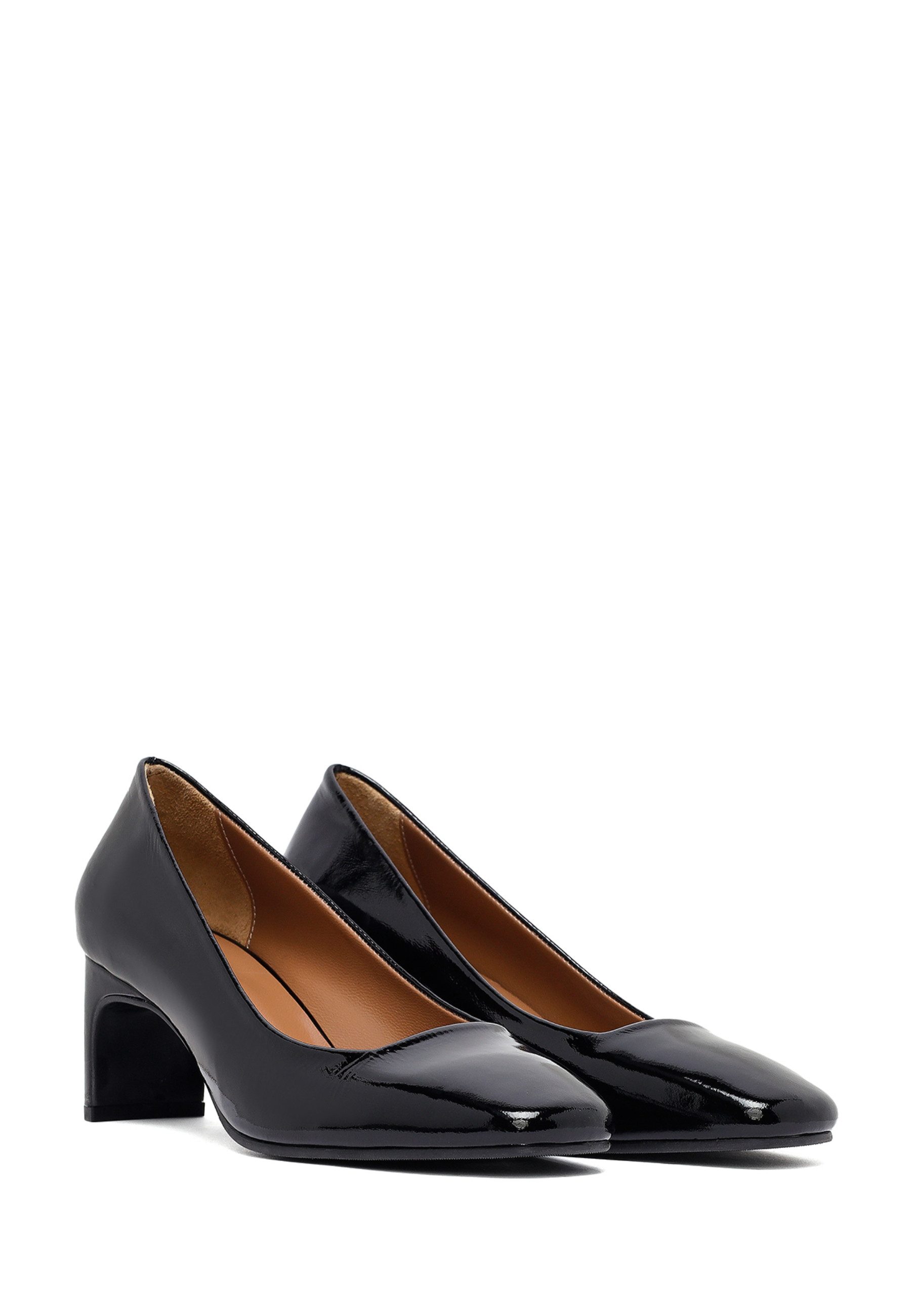 Derimod Absatzschuhe aus Lackleder Pumps Leder-Textil-Futter, TPU Sohle, Absatz 7 cm